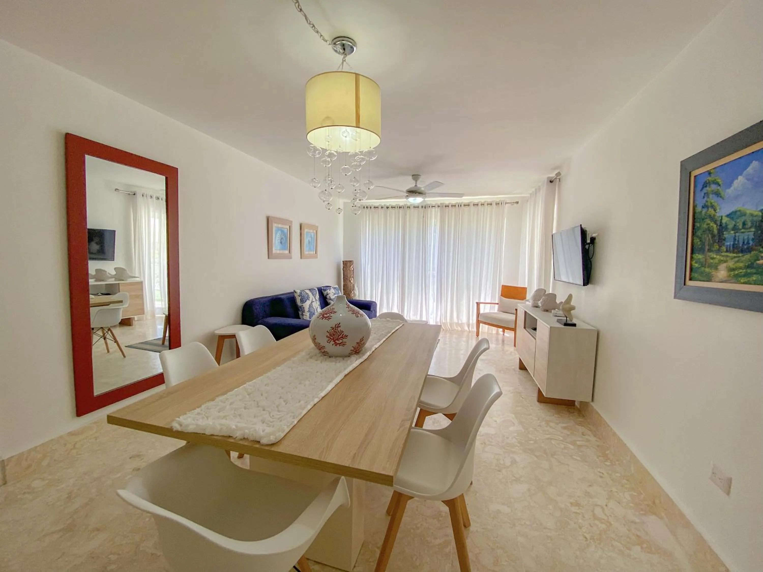Living room in Xeliter Green One Playa Dorada