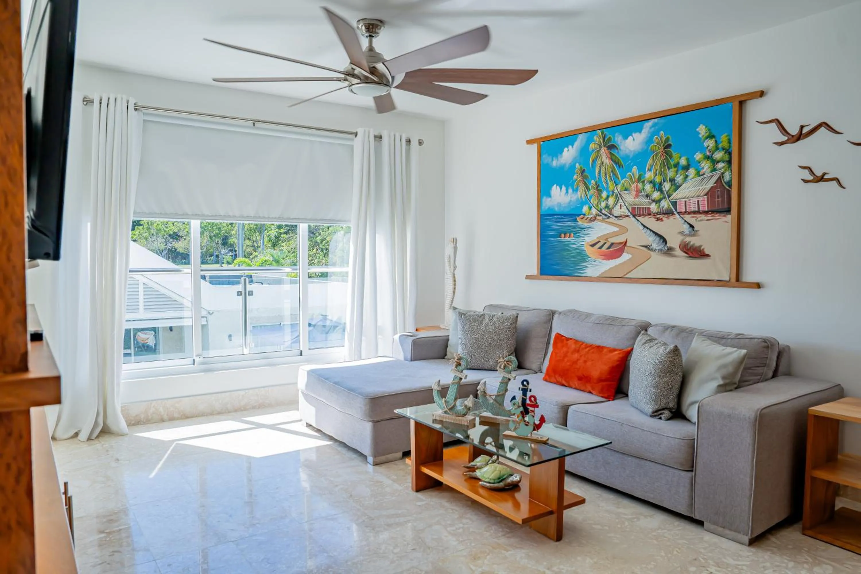 Living room in Xeliter Green One Playa Dorada