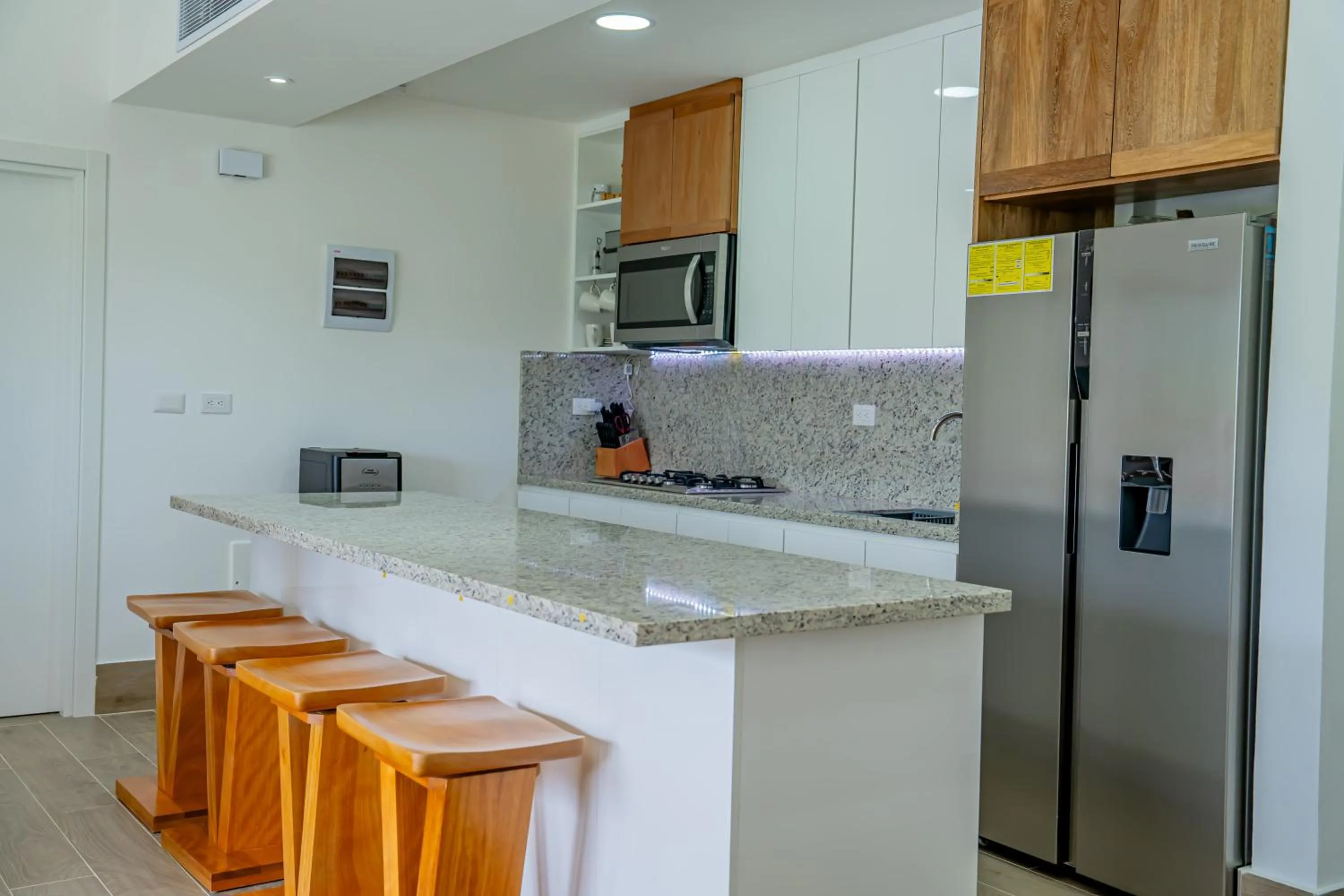 Kitchen or kitchenette in Xeliter Green One Playa Dorada