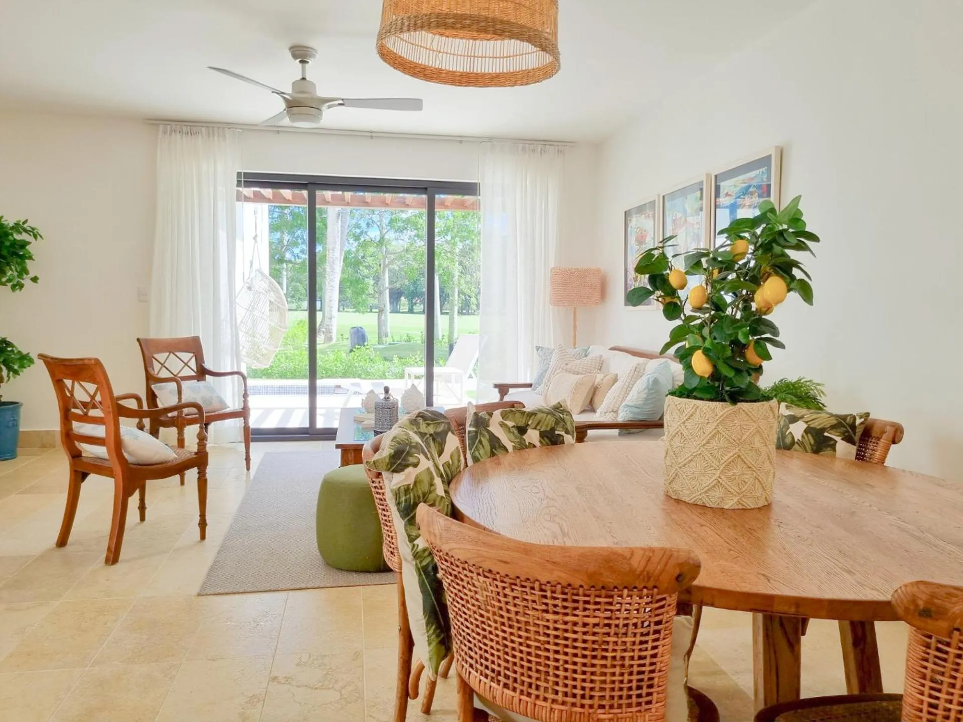 Living room in Xeliter Green One Playa Dorada