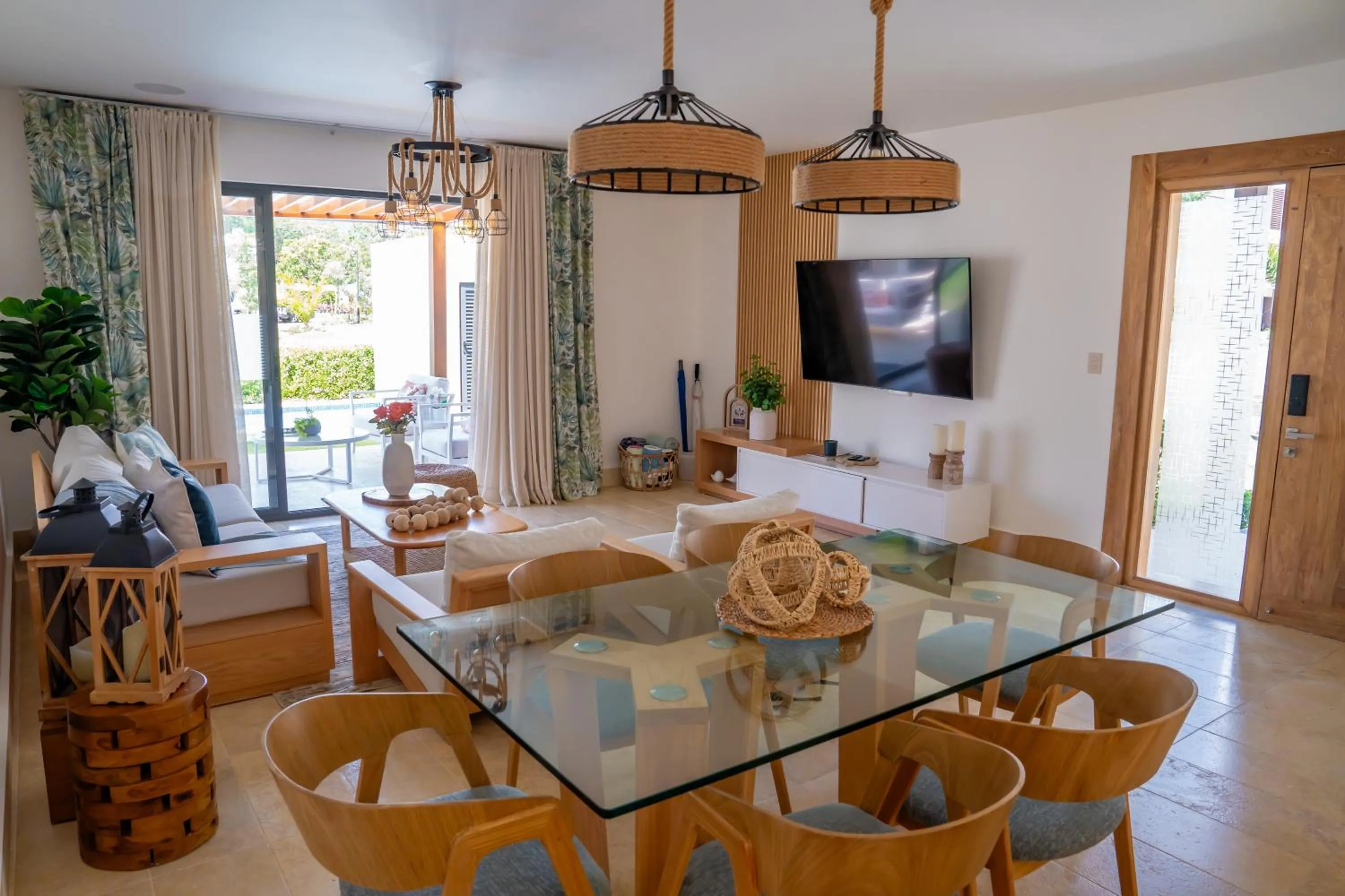 Living room in Xeliter Green One Playa Dorada