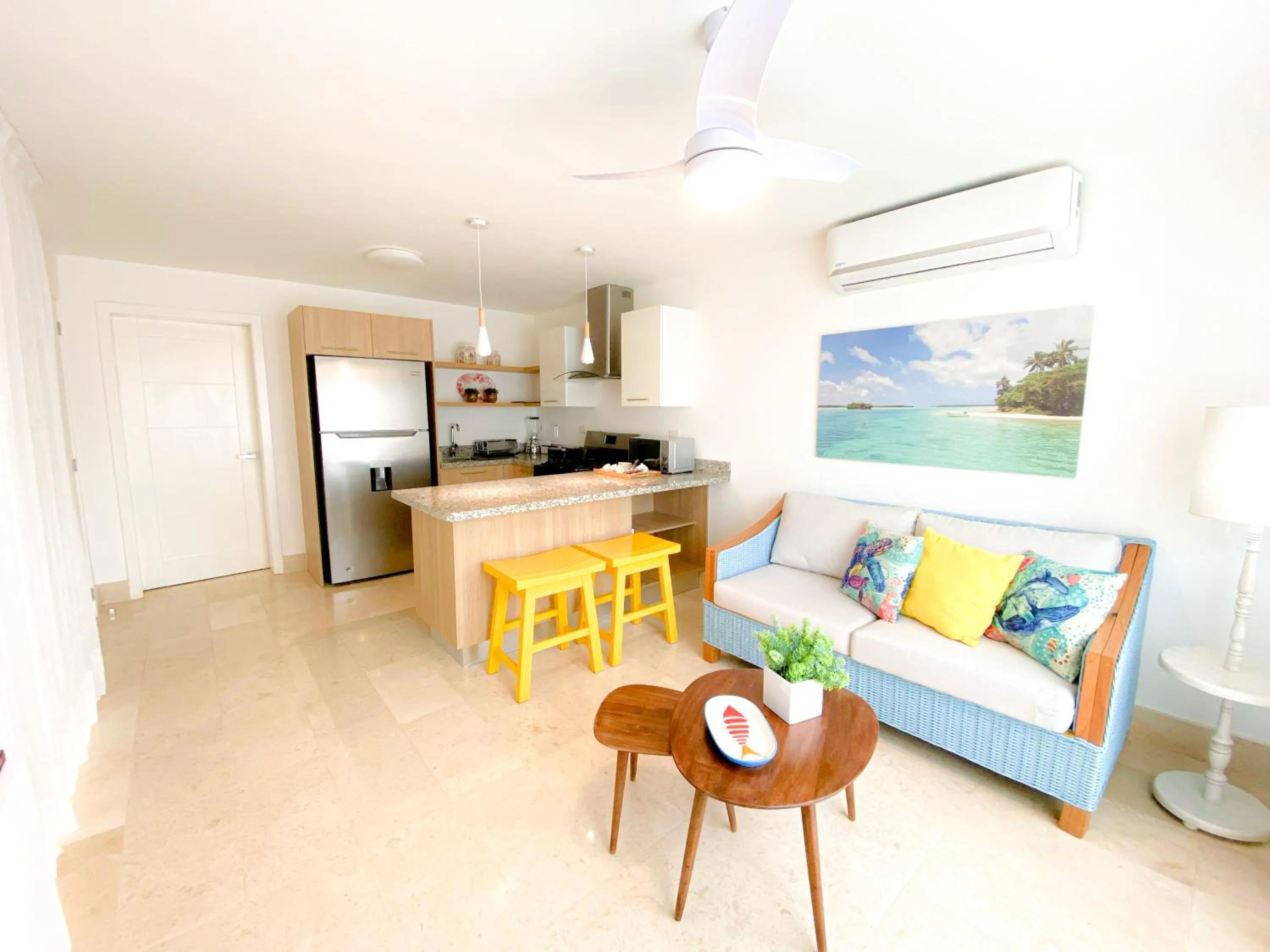 Living room in Xeliter Green One Playa Dorada