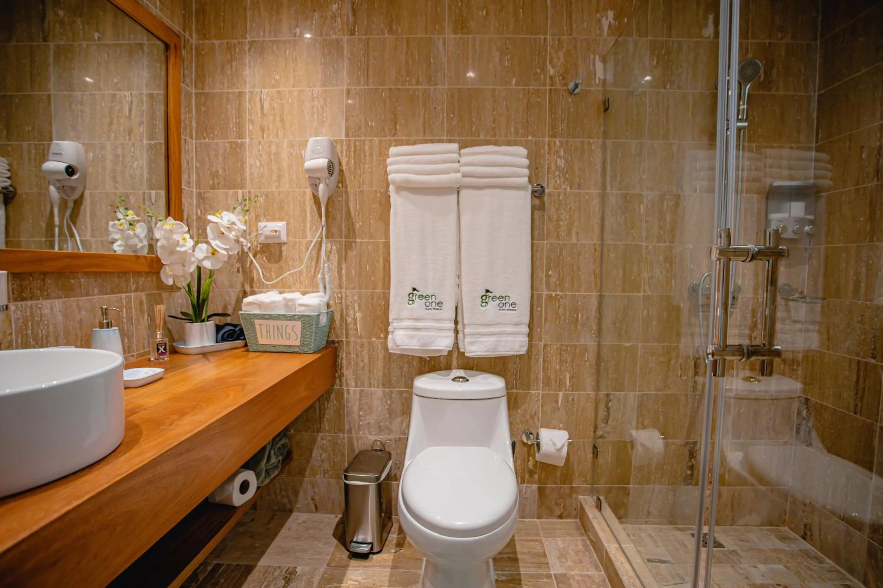 Bathroom in Xeliter Green One Playa Dorada