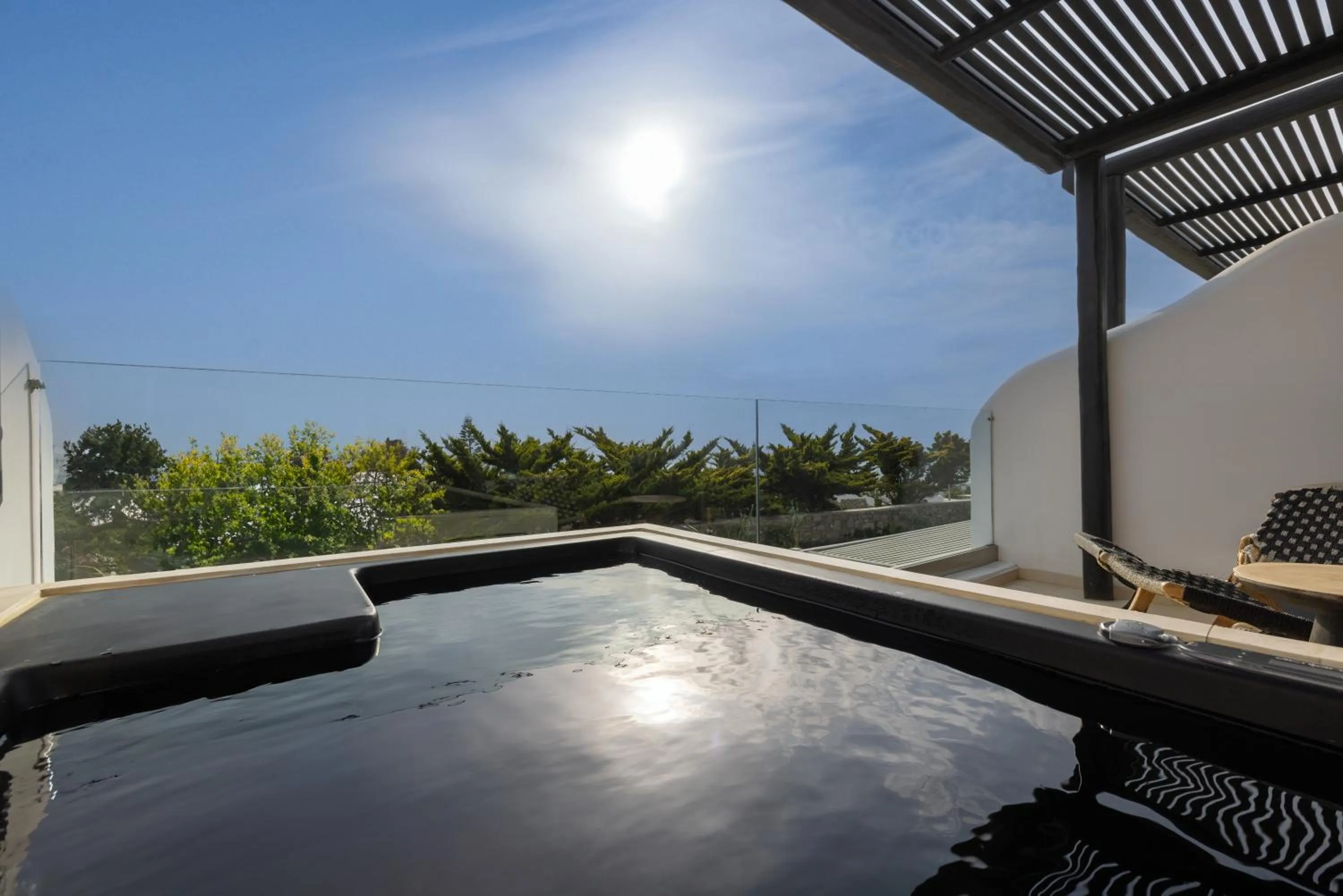 Balcony/Terrace in Asty Mykonos Hotel & Spa - World of One Hotel Group