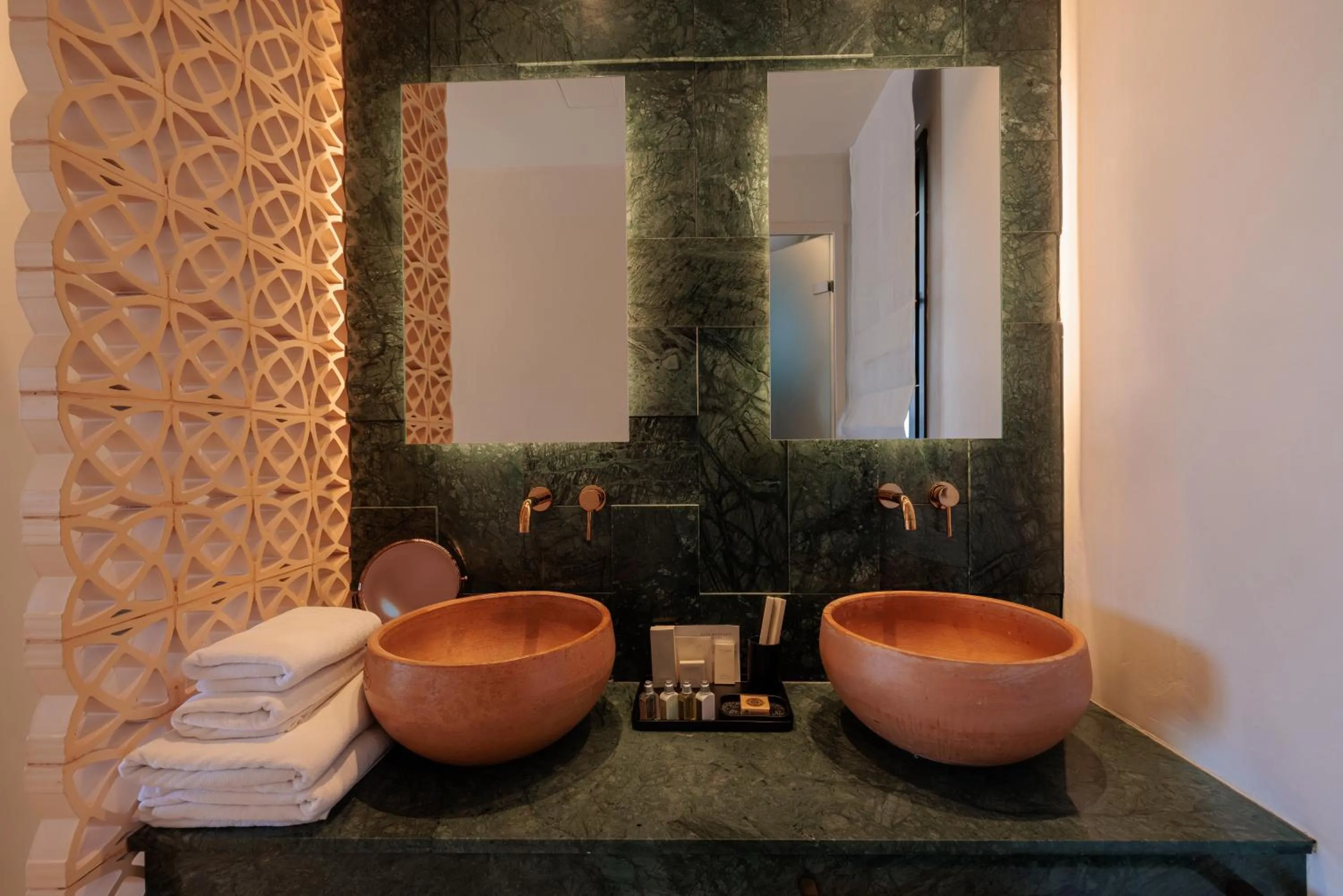 Bathroom in Asty Mykonos Hotel & Spa - World of One Hotel Group