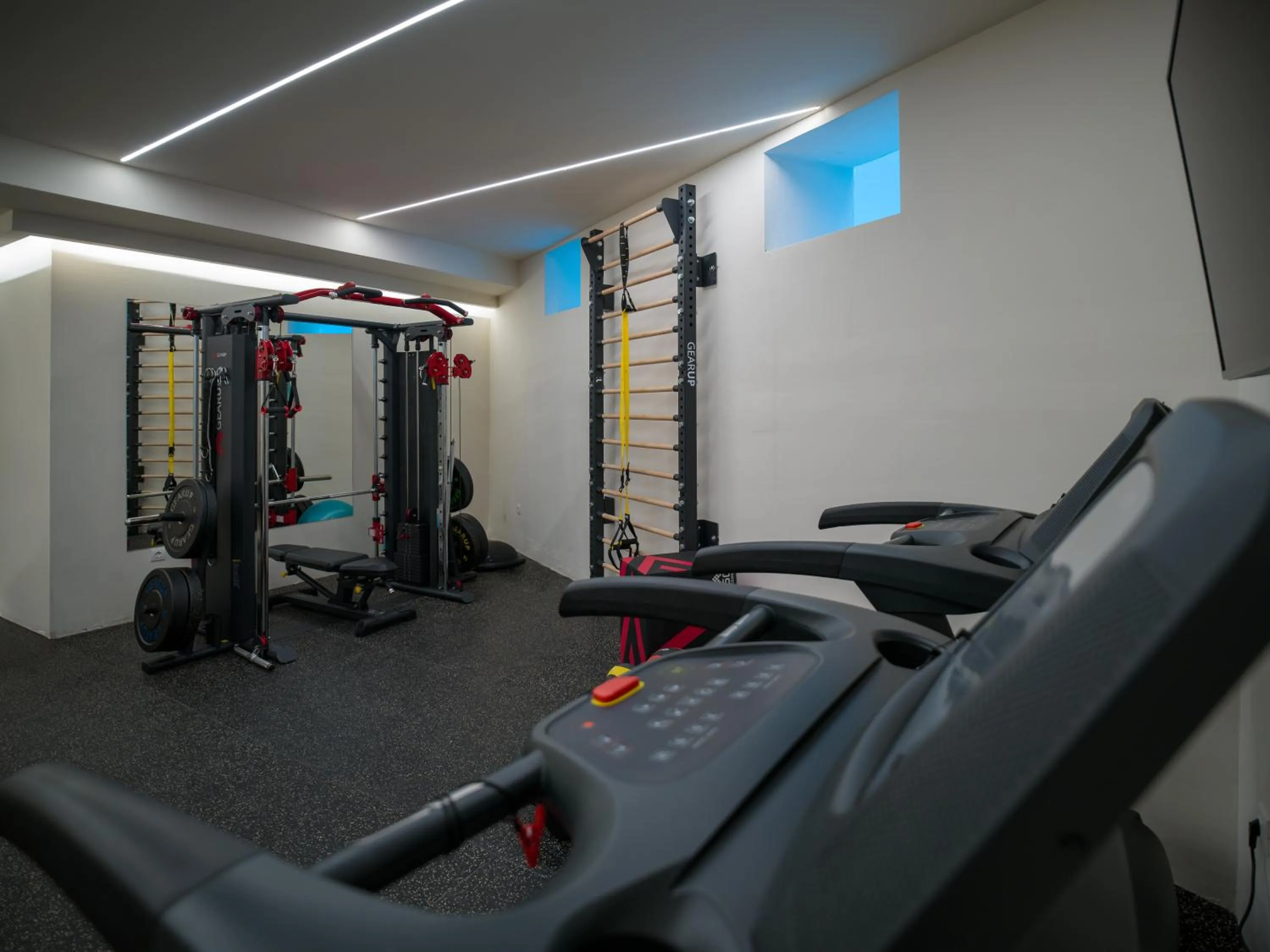 Fitness centre/facilities in Asty Mykonos Hotel & Spa - World of One Hotel Group