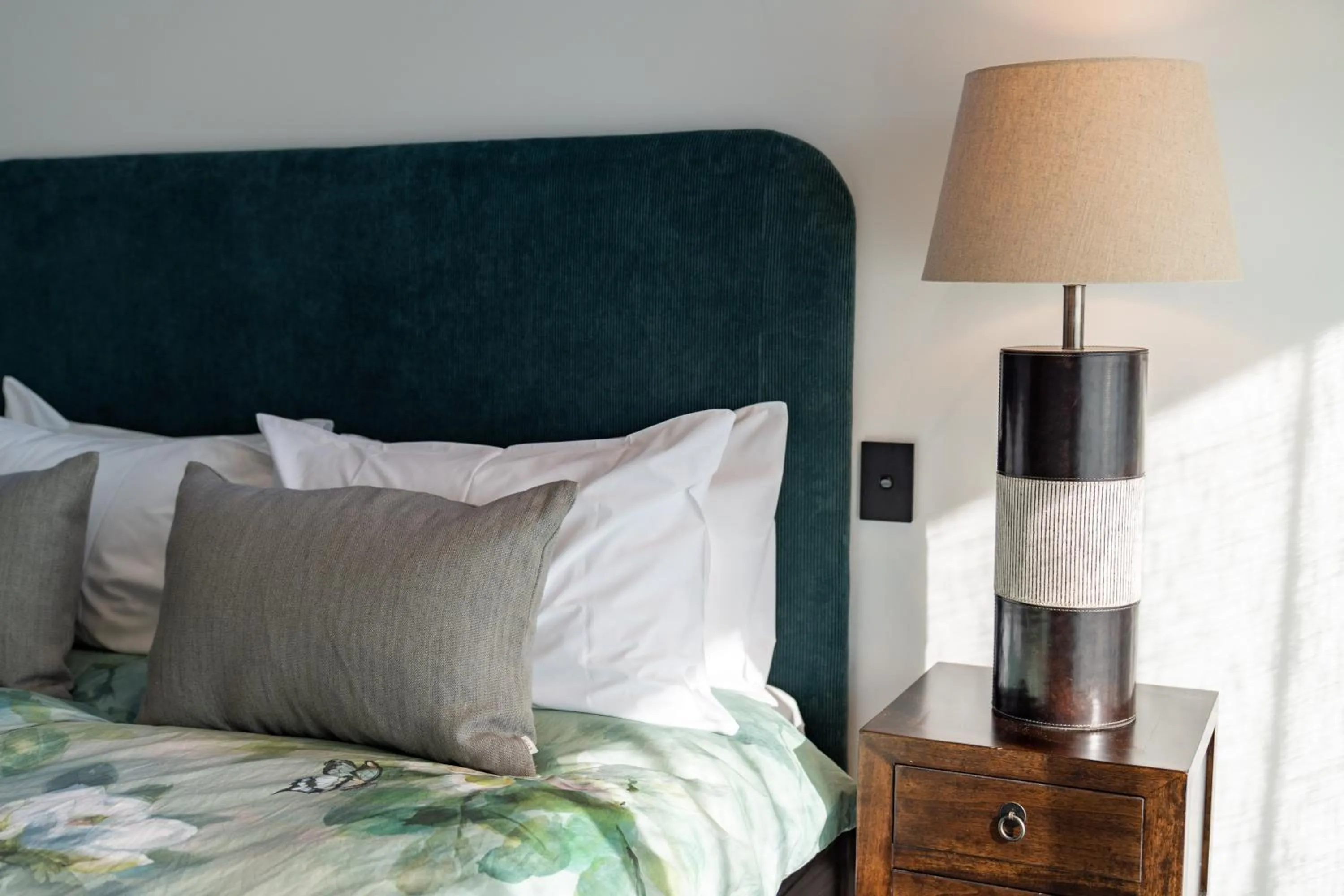 Bed in Hukamanu Lodge