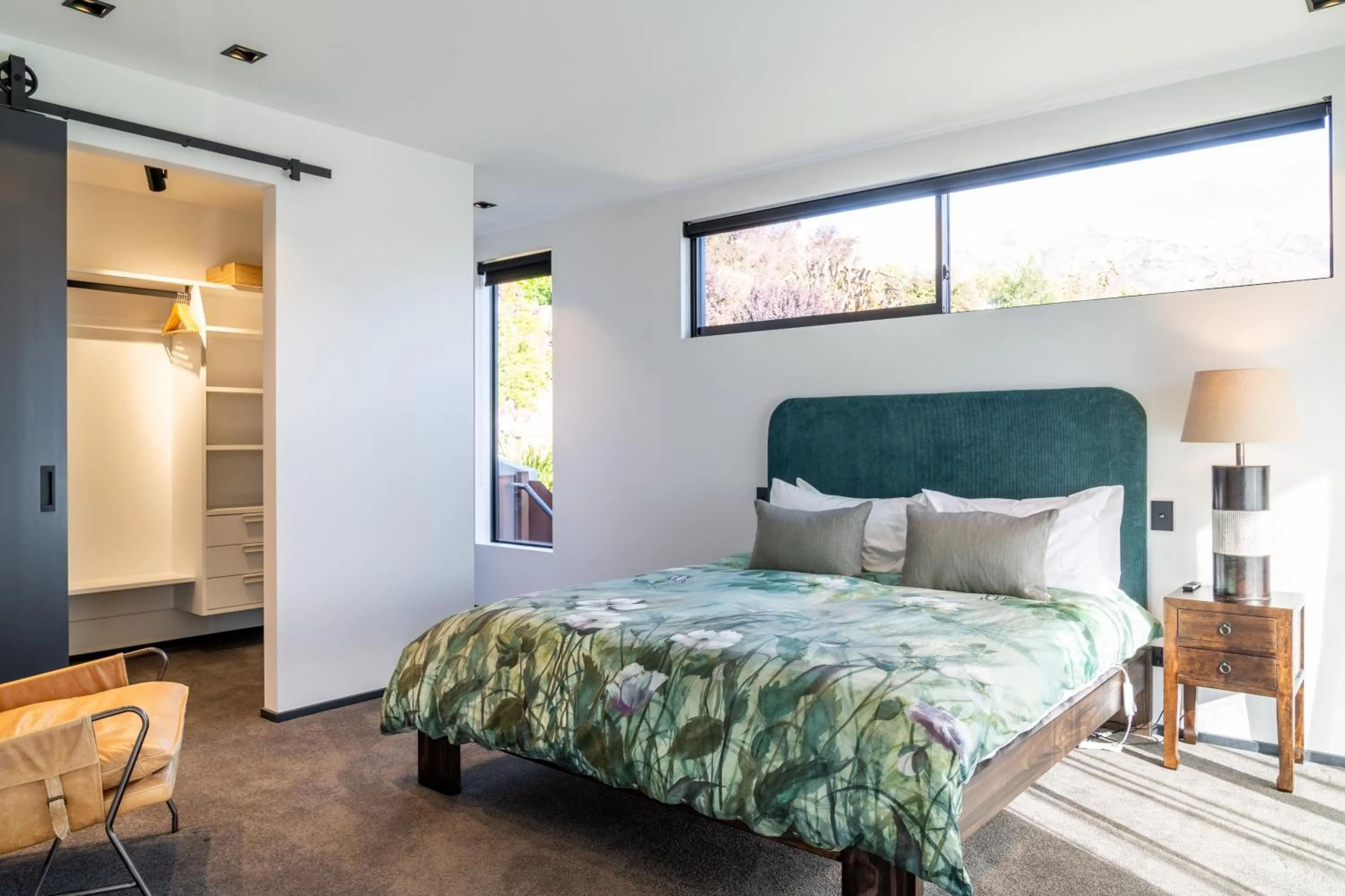 Bed in Hukamanu Lodge