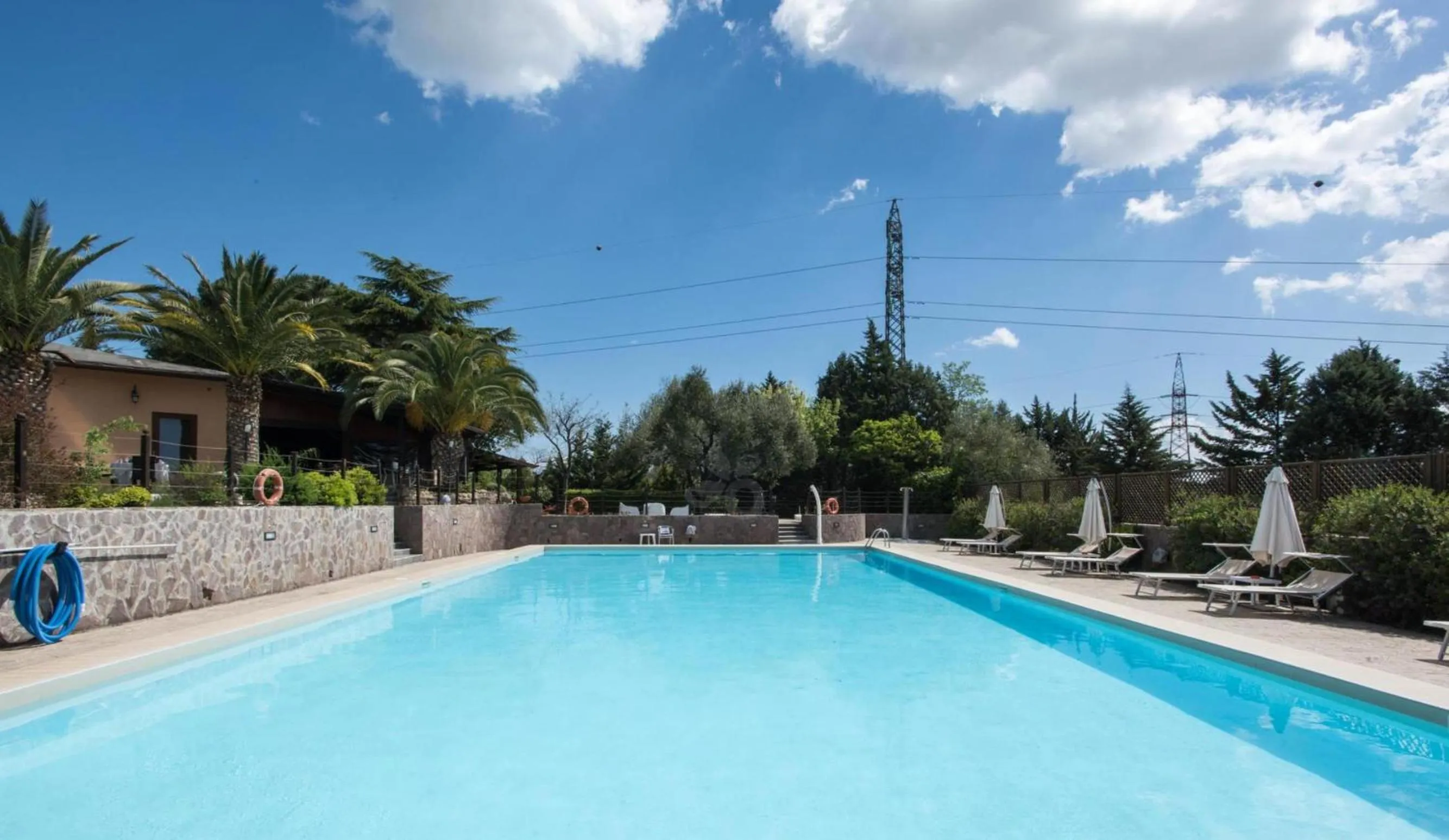 Pool view in Happy Village & Camping
