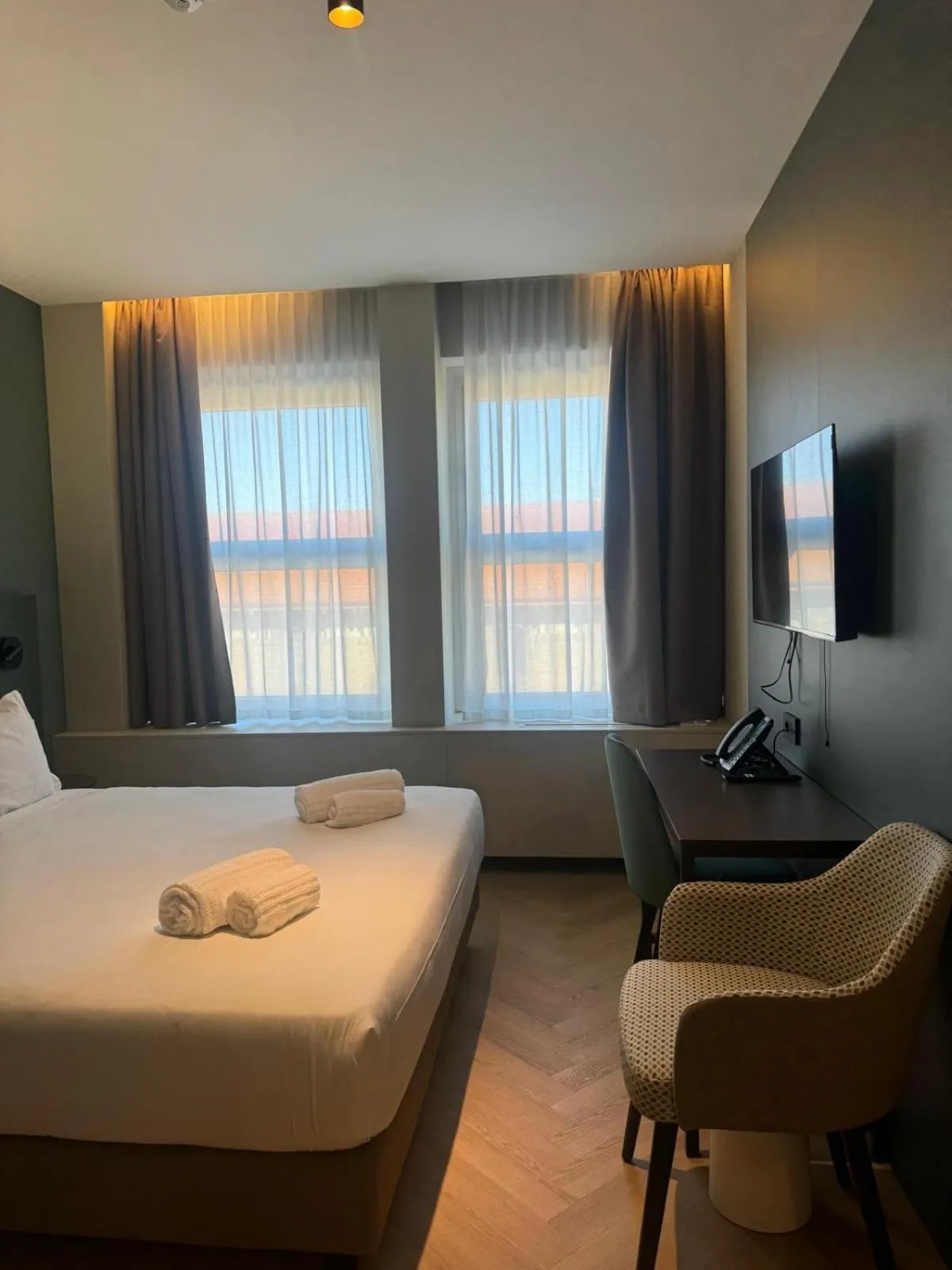 Bed in Hotel Vitruvio