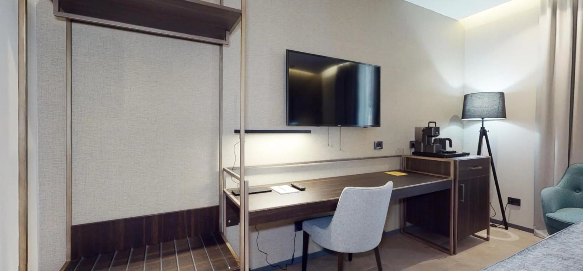 Bed in Hotel Vitruvio