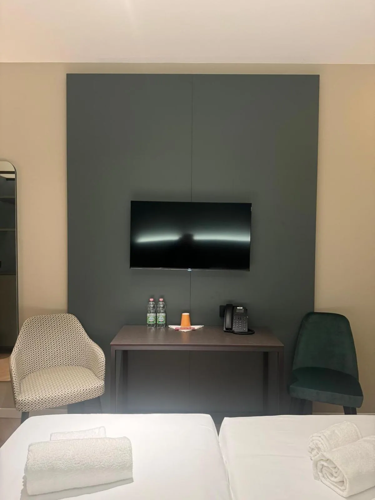 Bed in Hotel Vitruvio