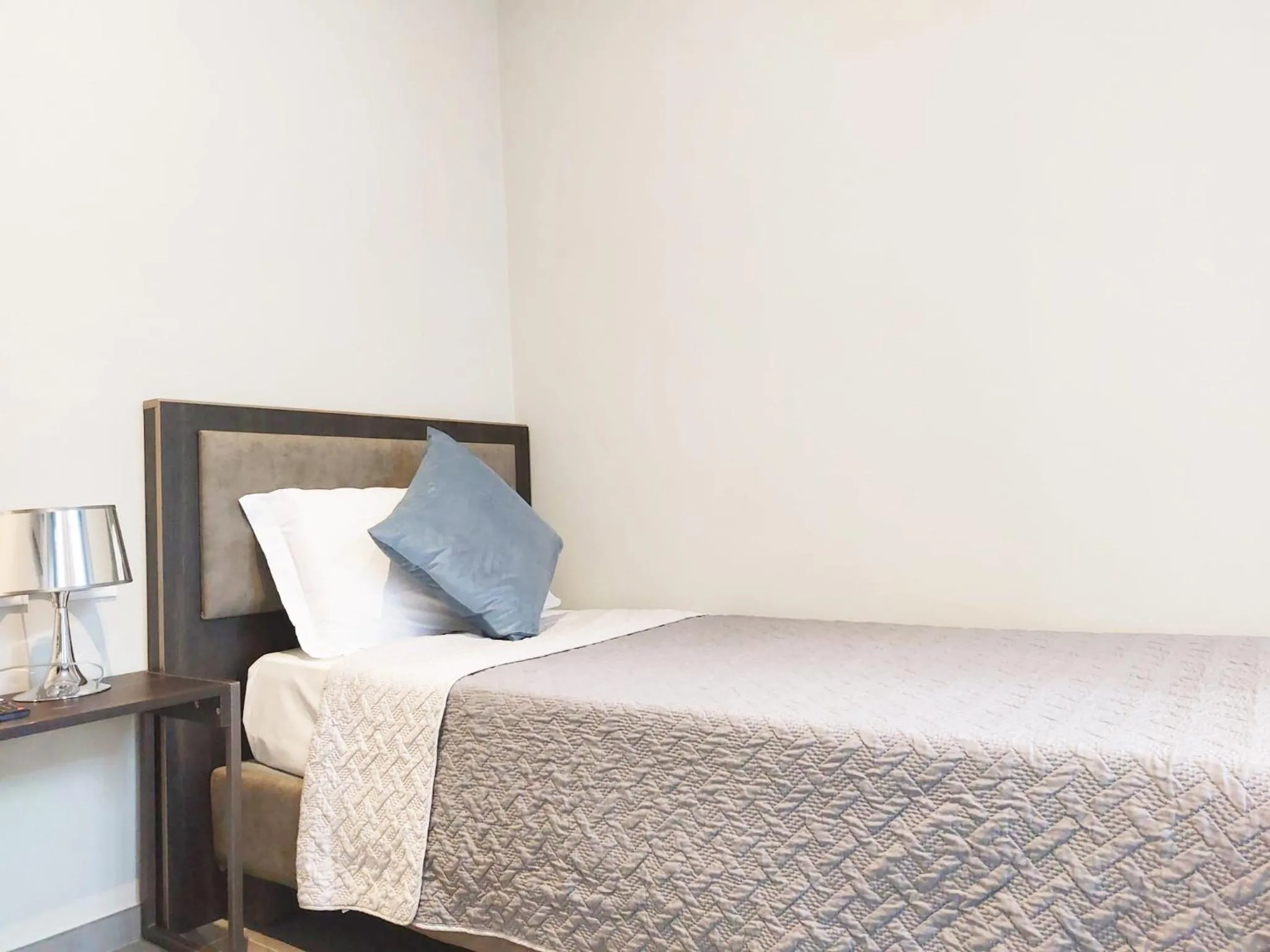 Bed in Hotel Vitruvio