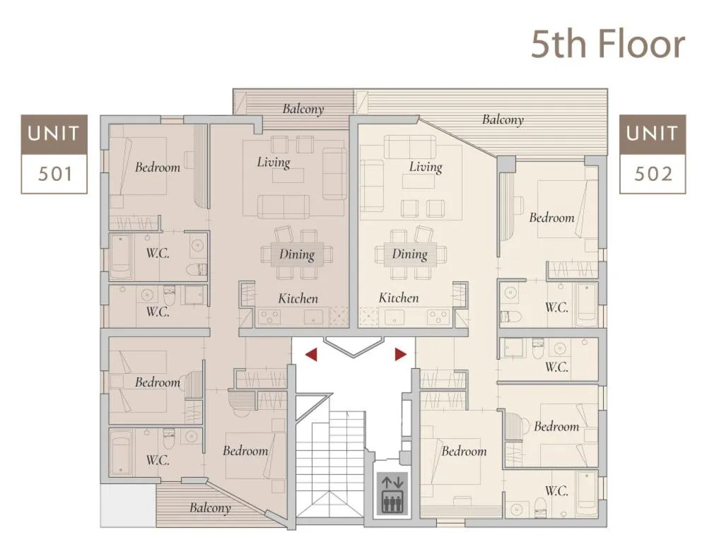Floor plan in Kaku Place by H2 Life