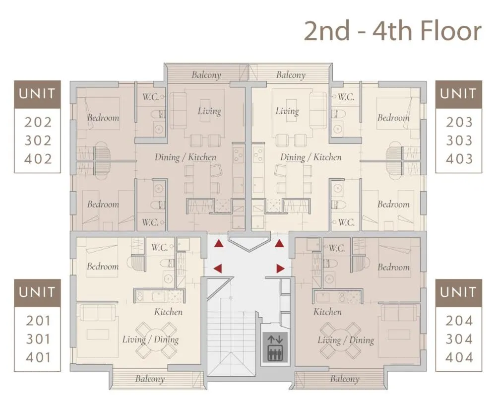 Floor plan in Kaku Place by H2 Life