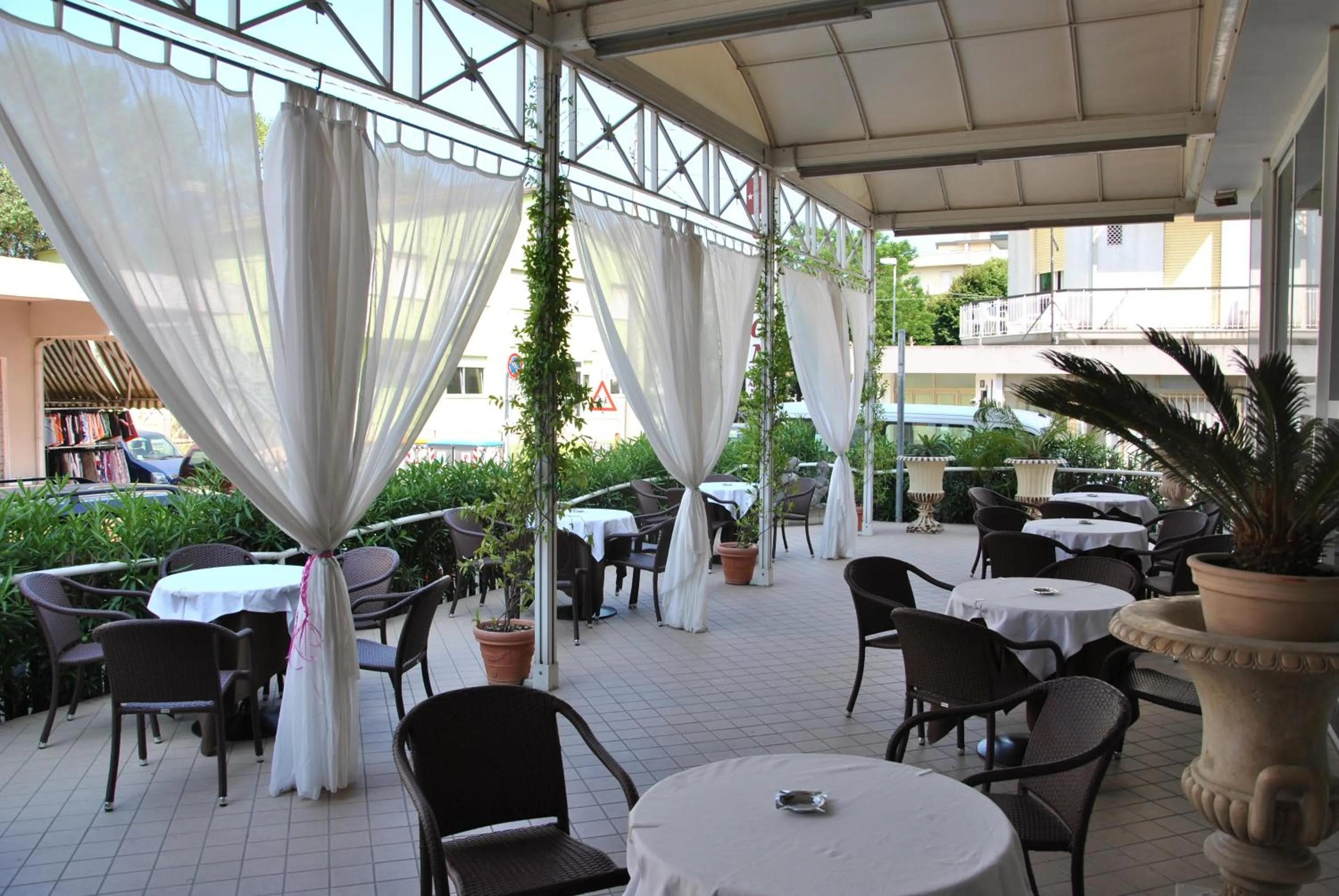 Patio in Hotel Gaston