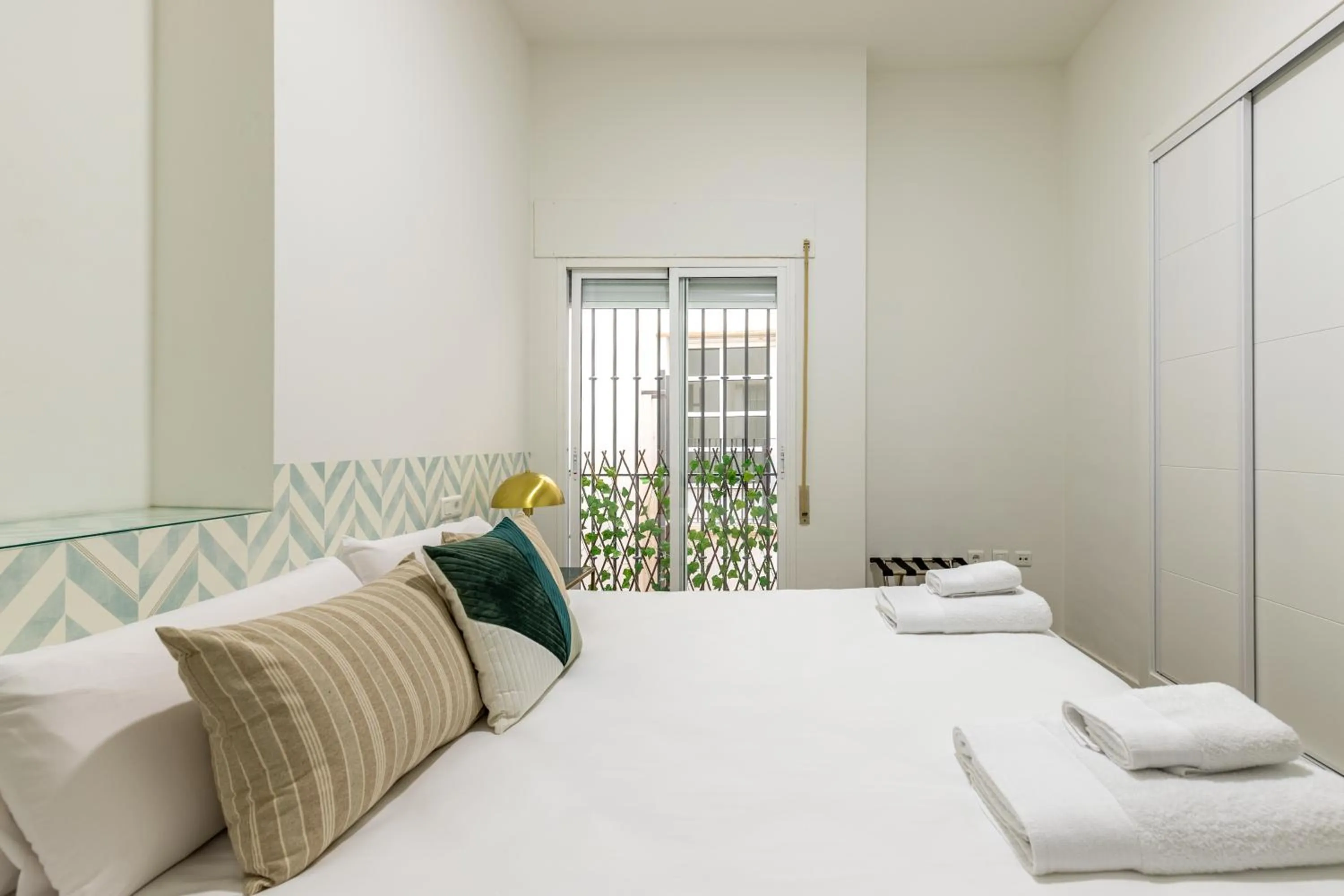 Bedroom, Bed in Thyssen Boutique Apartments by Caleta Homes