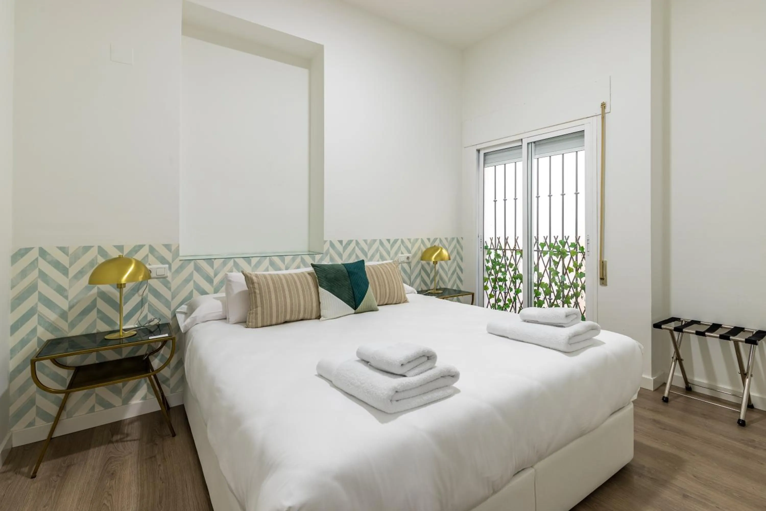 Bedroom, Bed in Thyssen Boutique Apartments by Caleta Homes
