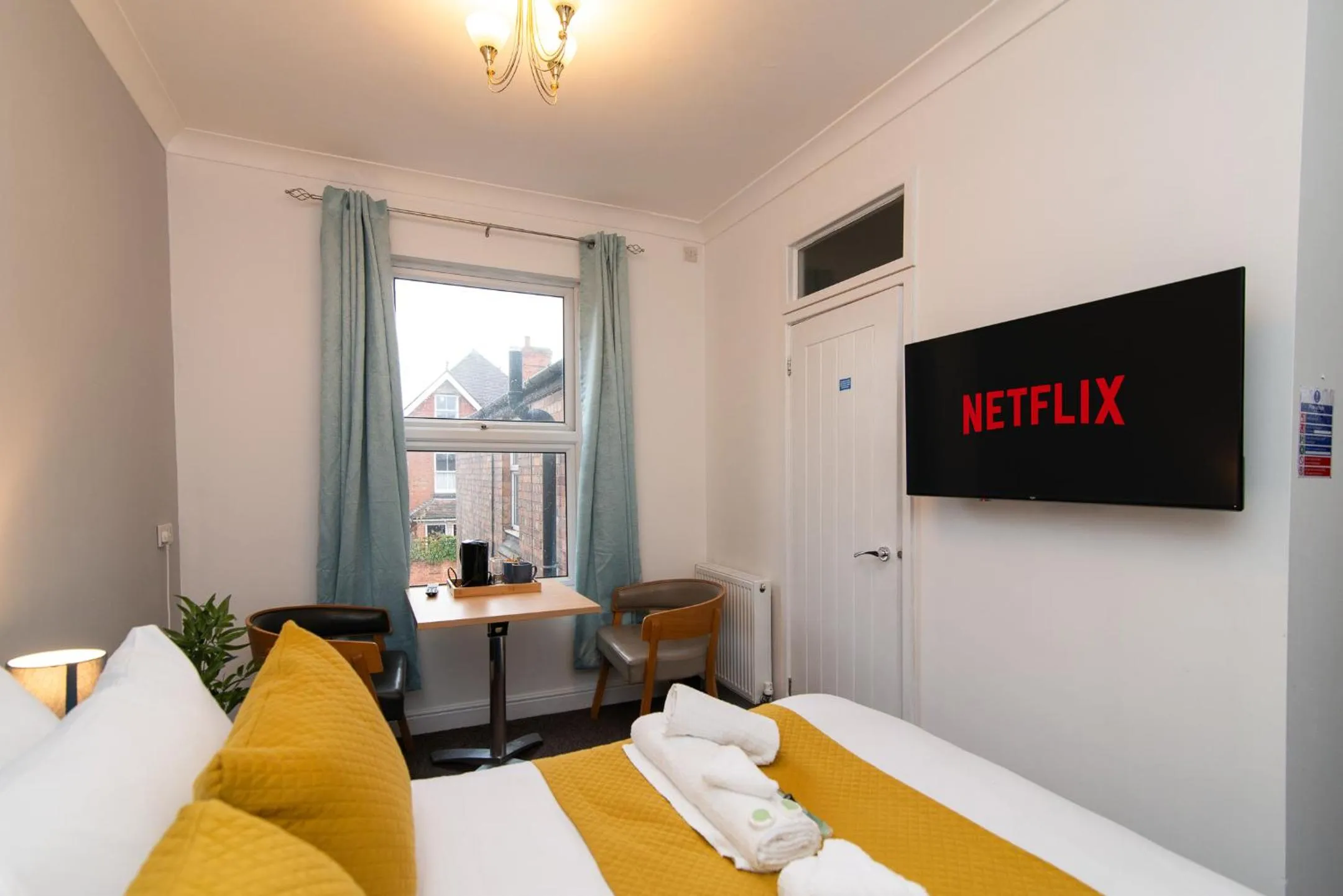 Bed in The Linden Leaf Rooms