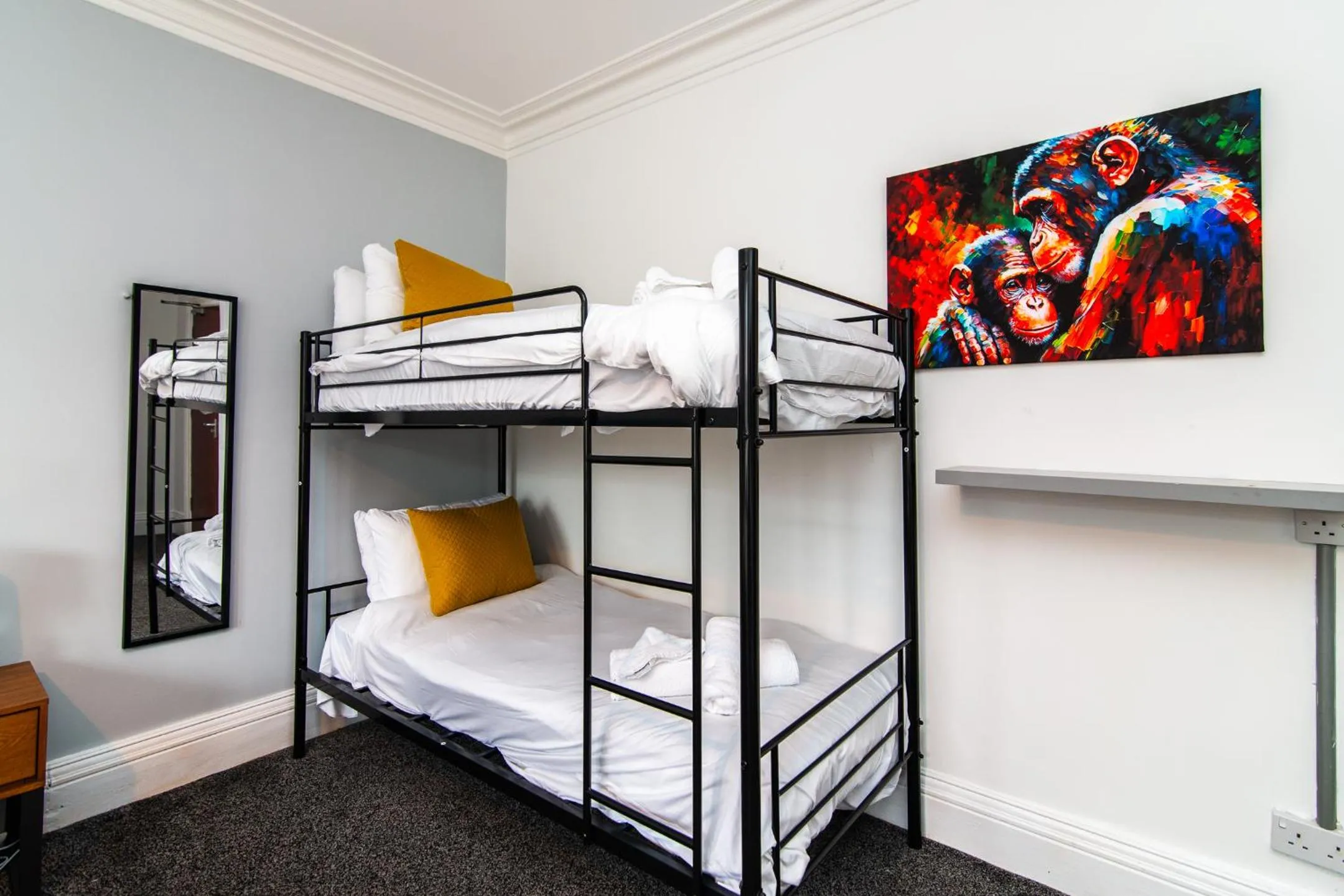 Bed in The Linden Leaf Rooms