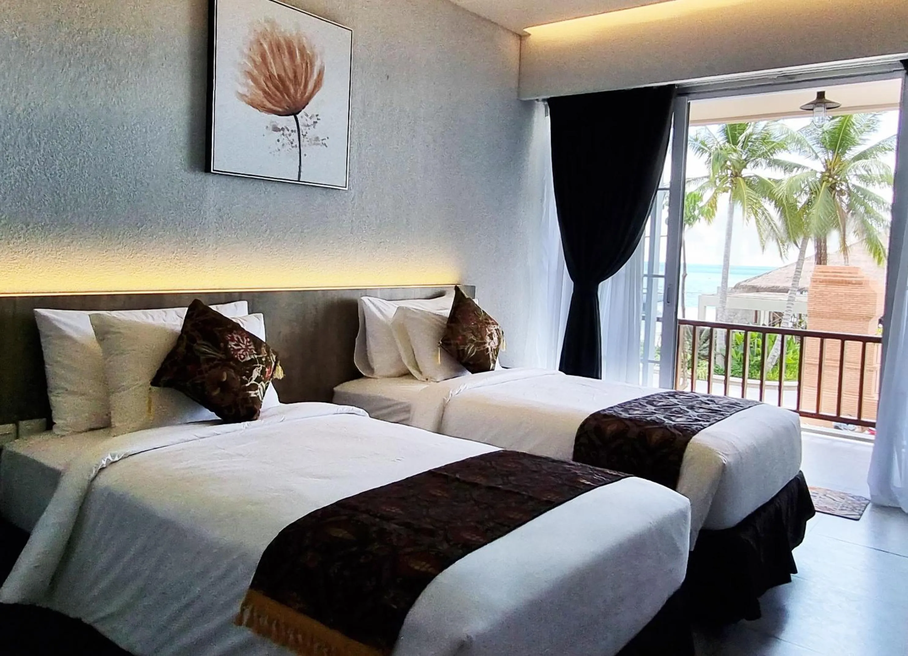 Bed in Adiwana Jelita Sejuba Natuna