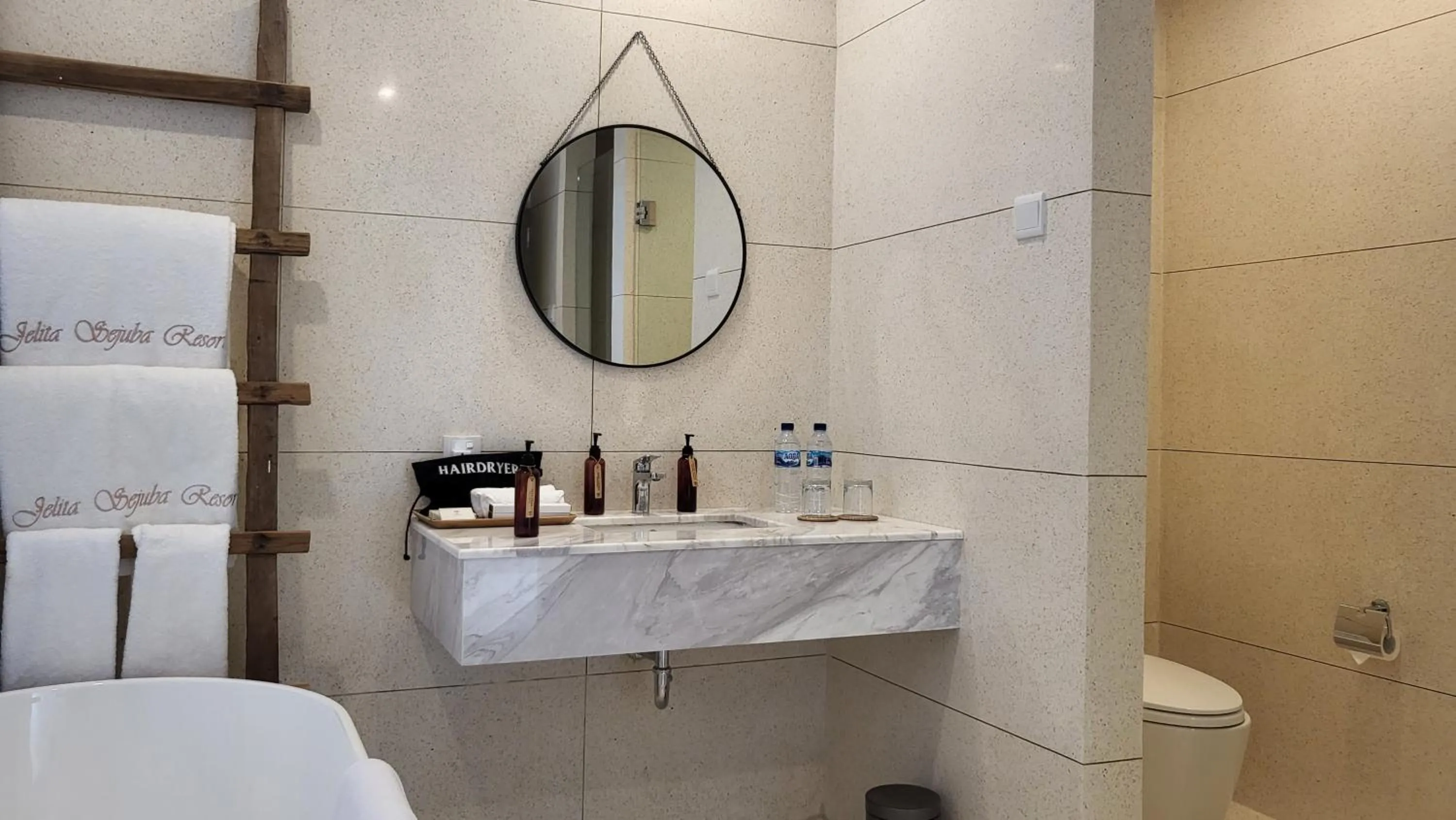 Bathroom in Adiwana Jelita Sejuba Natuna