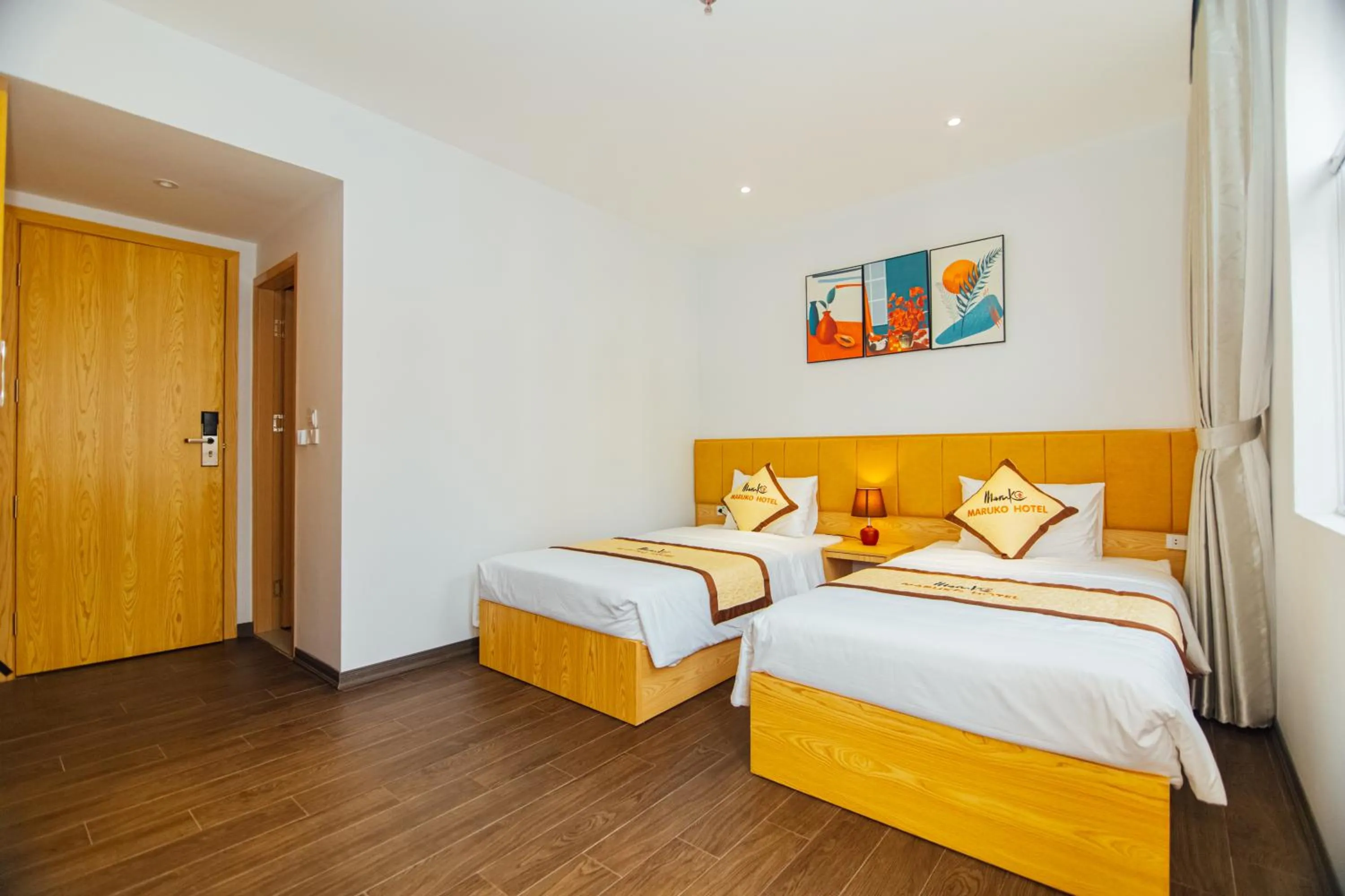 Bed in Maruko Hạ Long Hotel