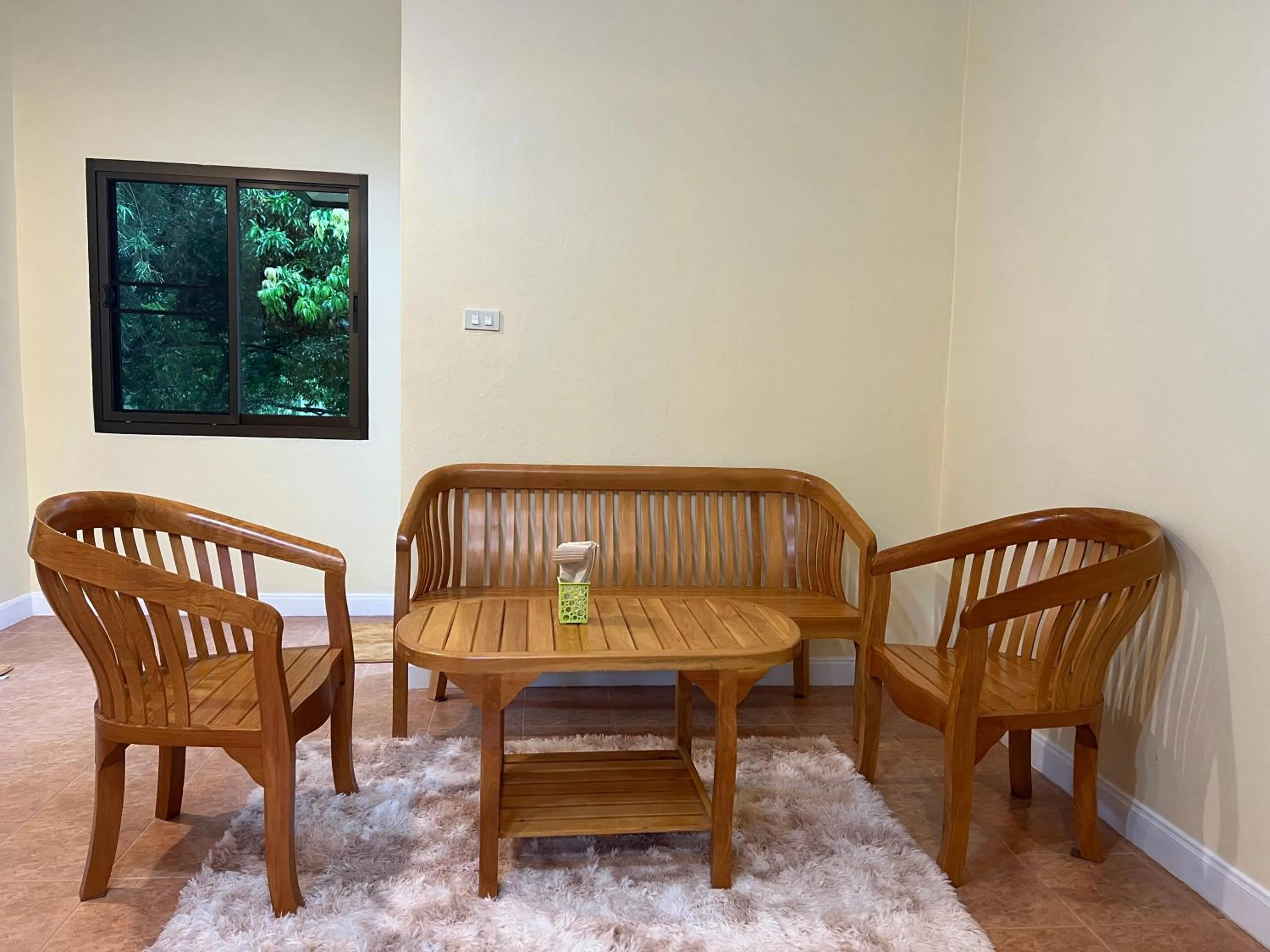 Seating area in ViangPhing Resort