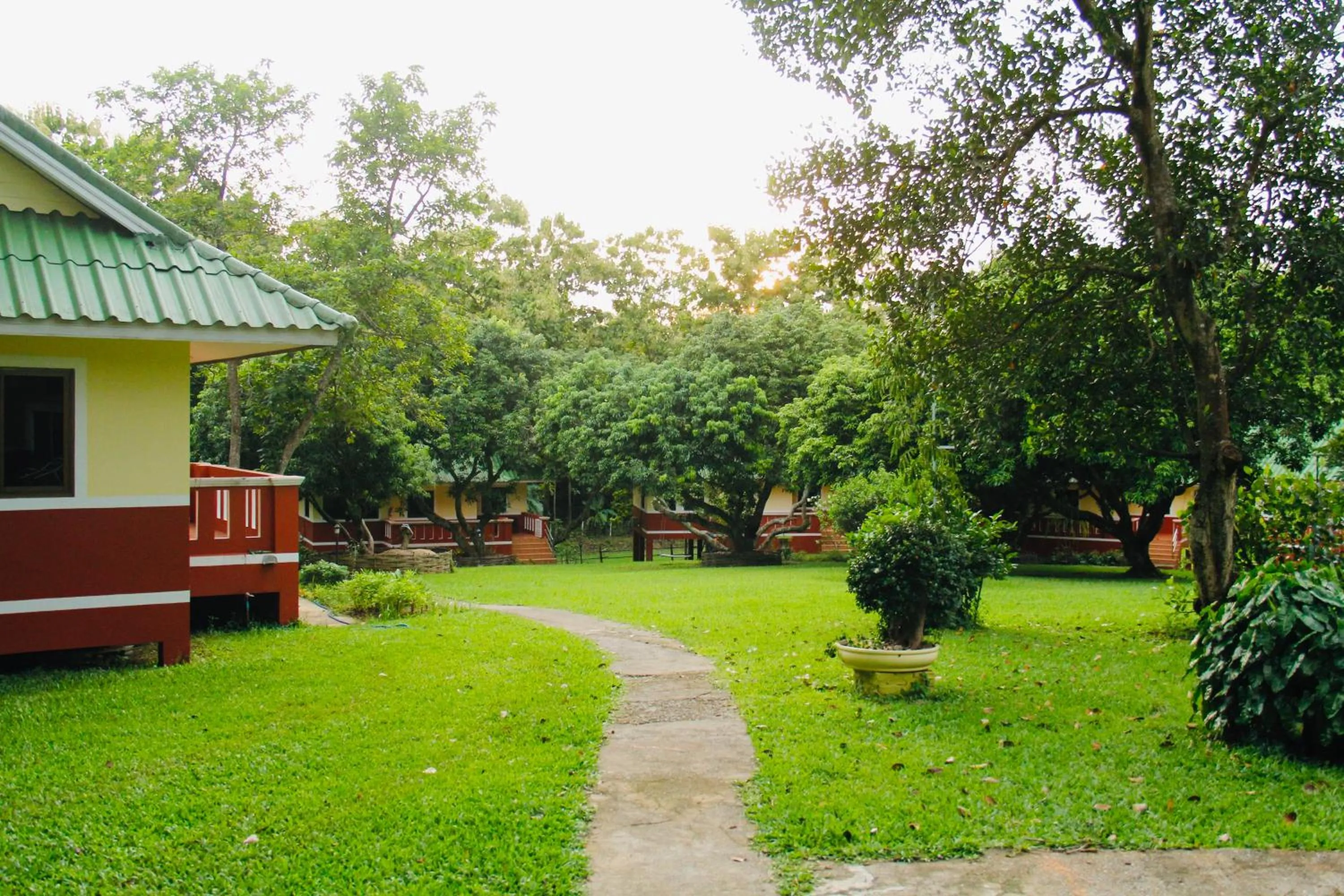 Garden view in ViangPhing Resort