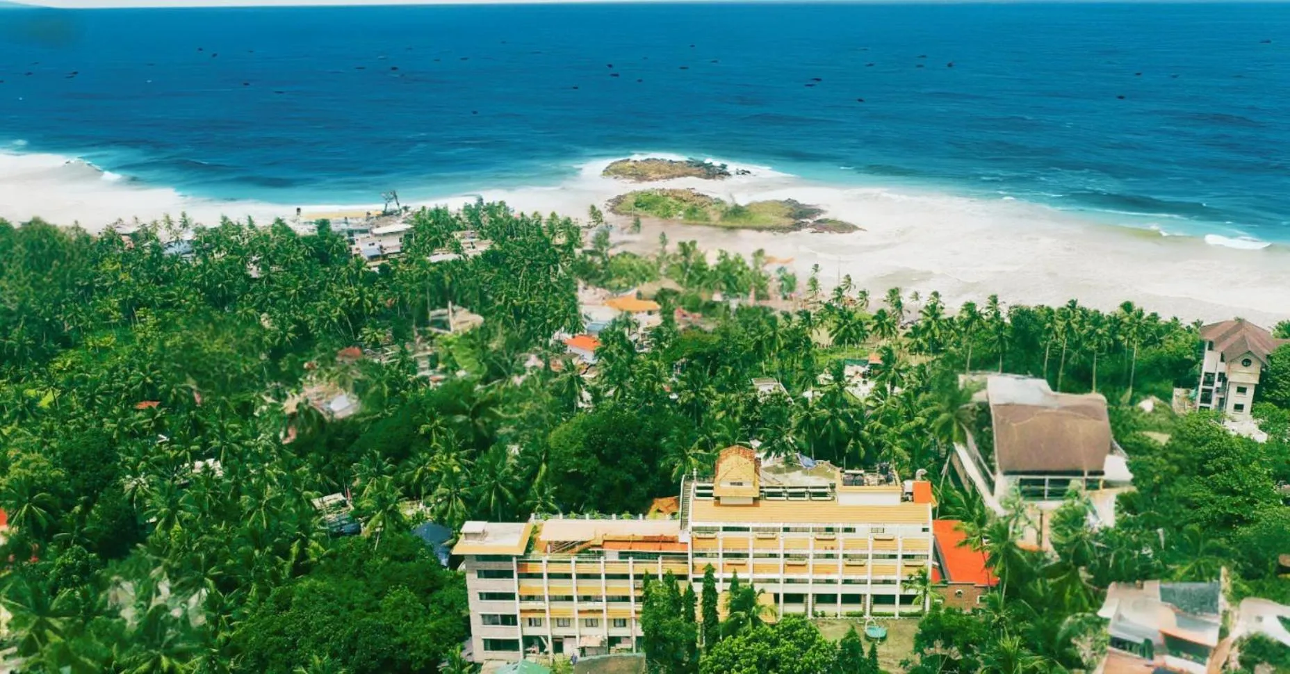 Property building in Swagath Holiday Resort