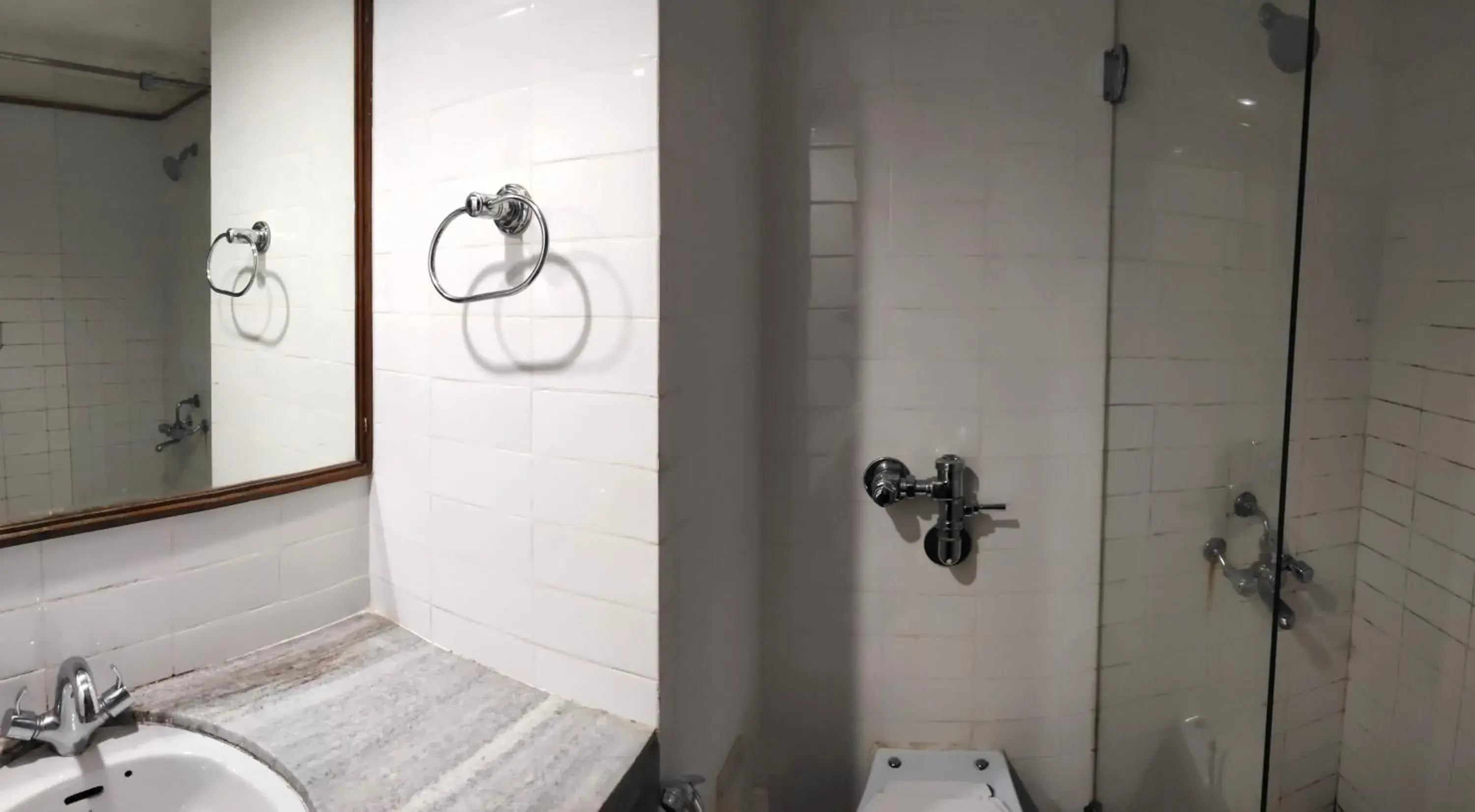 Bathroom in Swagath Holiday Resort Bathroom in Swagath Holiday Resort