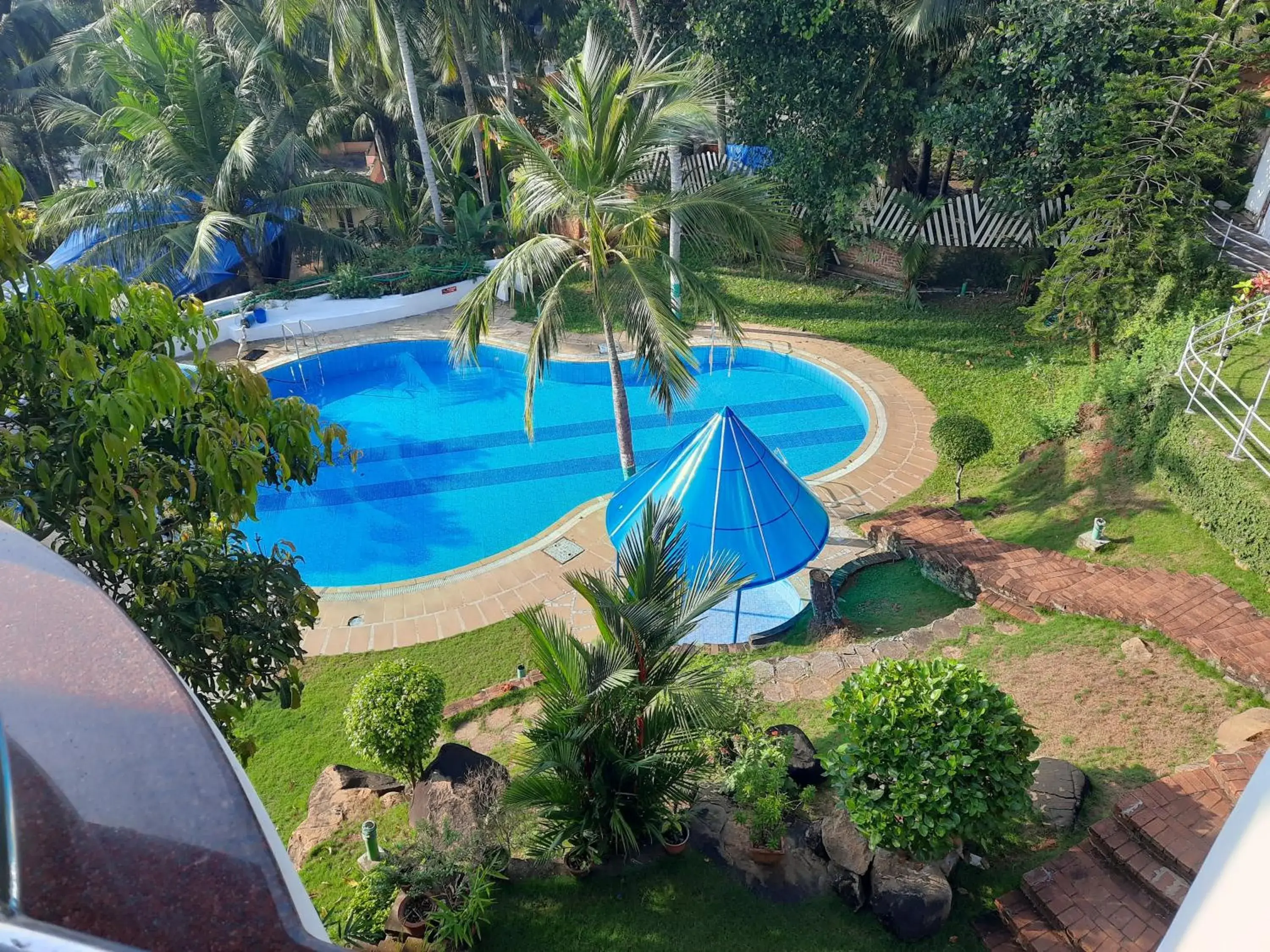 Deluxe Double Room with Balcony in Swagath Holiday Resort Deluxe Double Room with Balcony in Swagath Holiday Resort