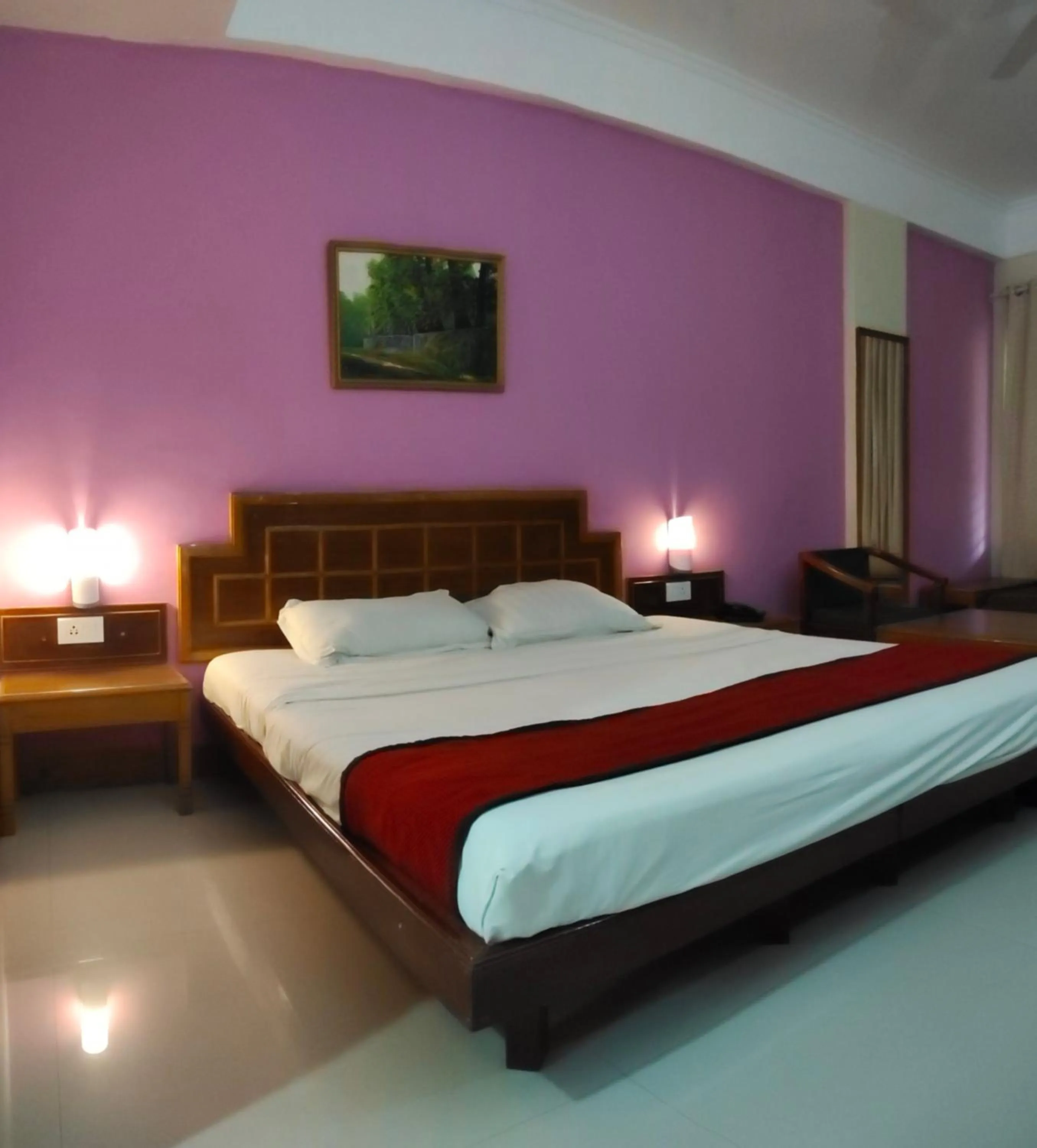 Bedroom in Swagath Holiday Resort
