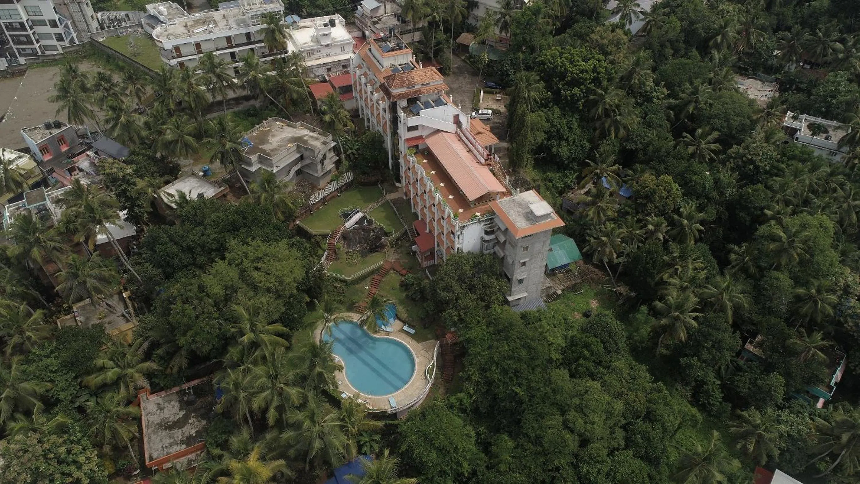 Property building in Swagath Holiday Resort