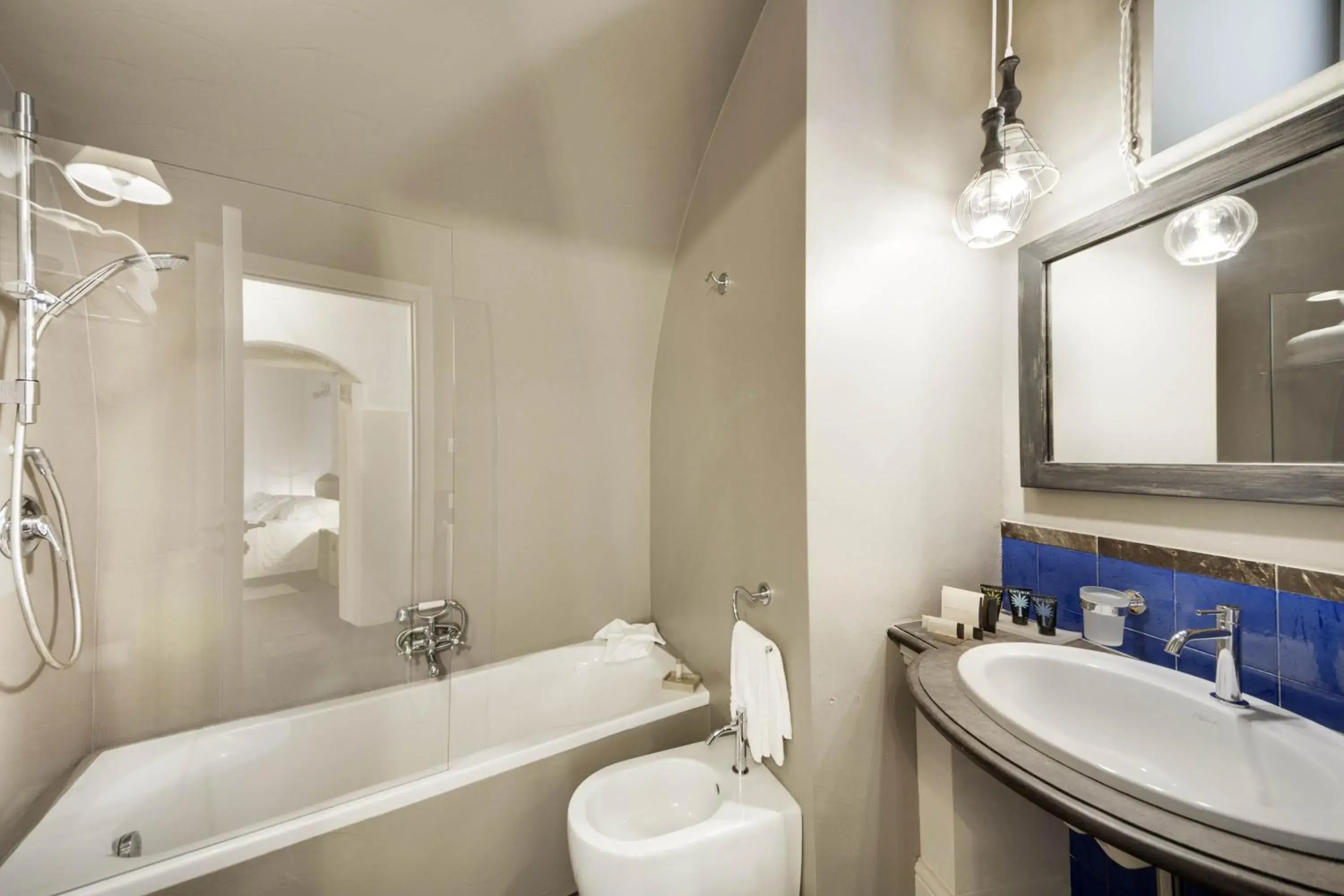 Bathroom in Locanda Don Serafino Historical Boutique Hotel Bathroom in Locanda Don Serafino Historical Boutique Hotel