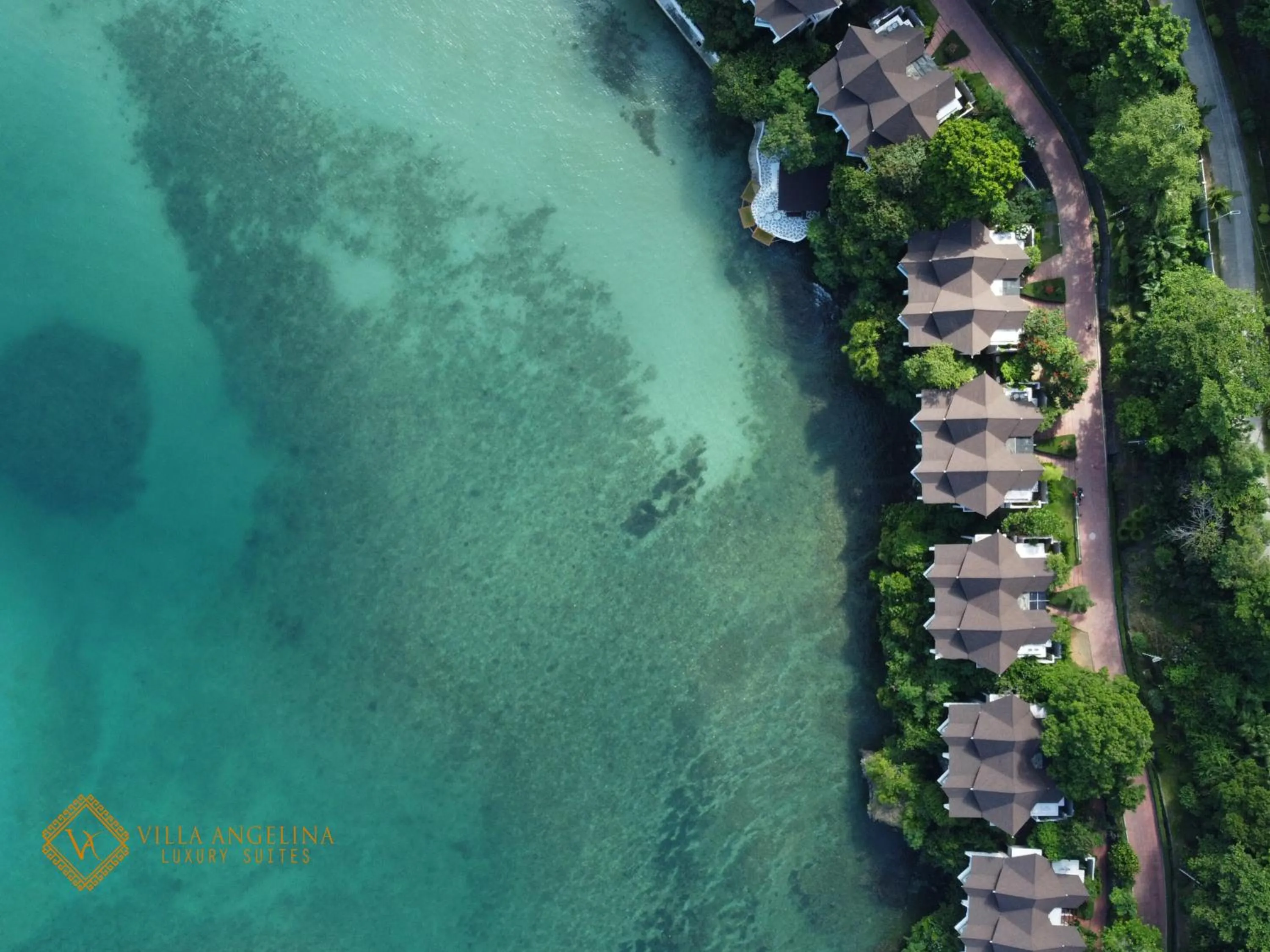 Bird's eye view in Villa Angelina Luxury Suites