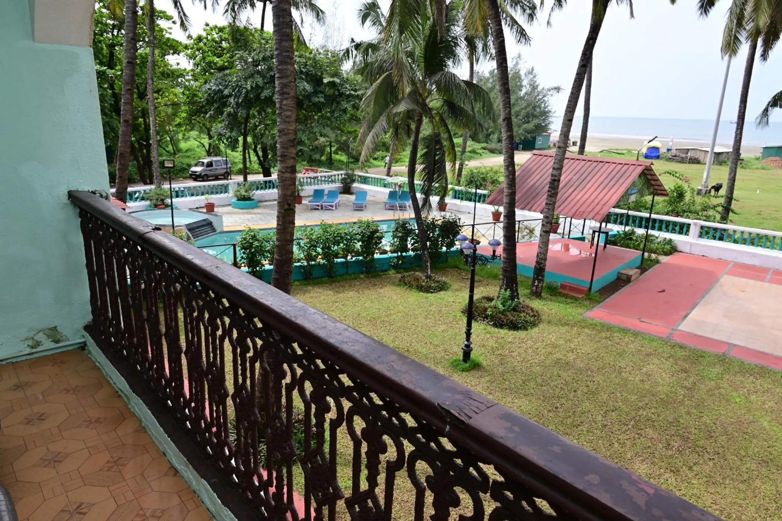 Balcony/Terrace in Swimsea Beach Resort, A Beach Property