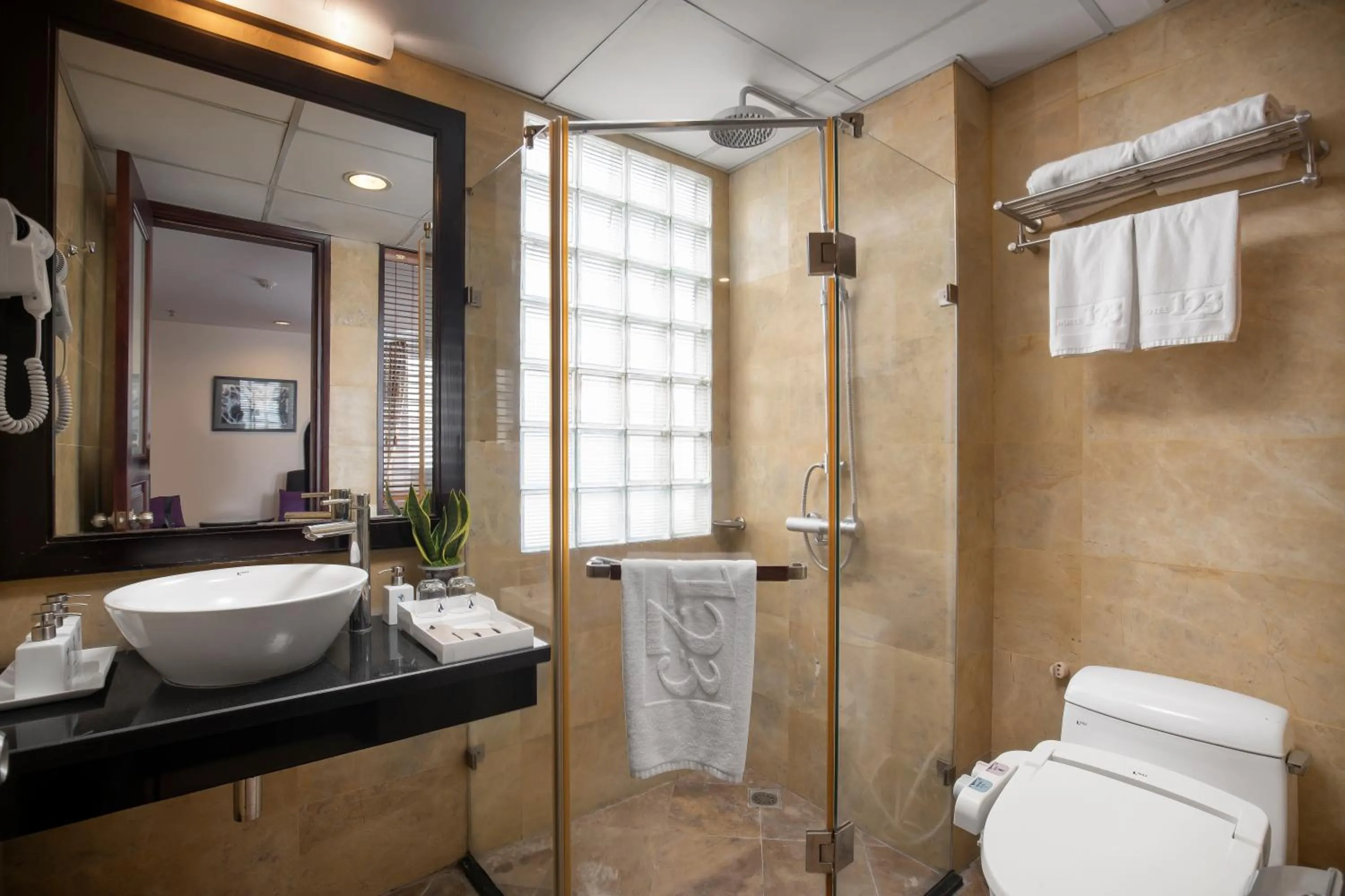 Shower in TK123 Hanoi Hotel