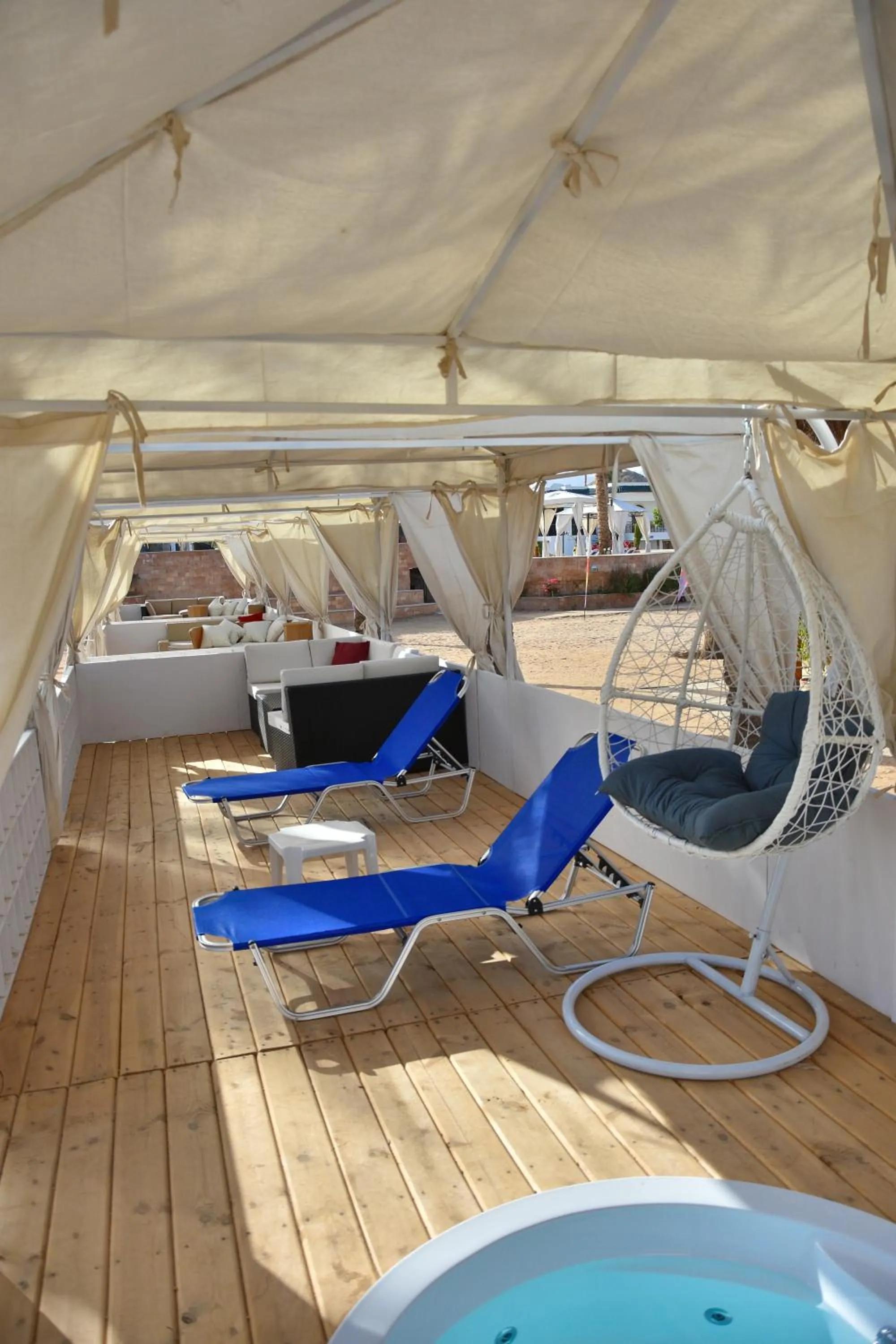 Beach in Seti Sharm Palm Beach Resort Families and couples only