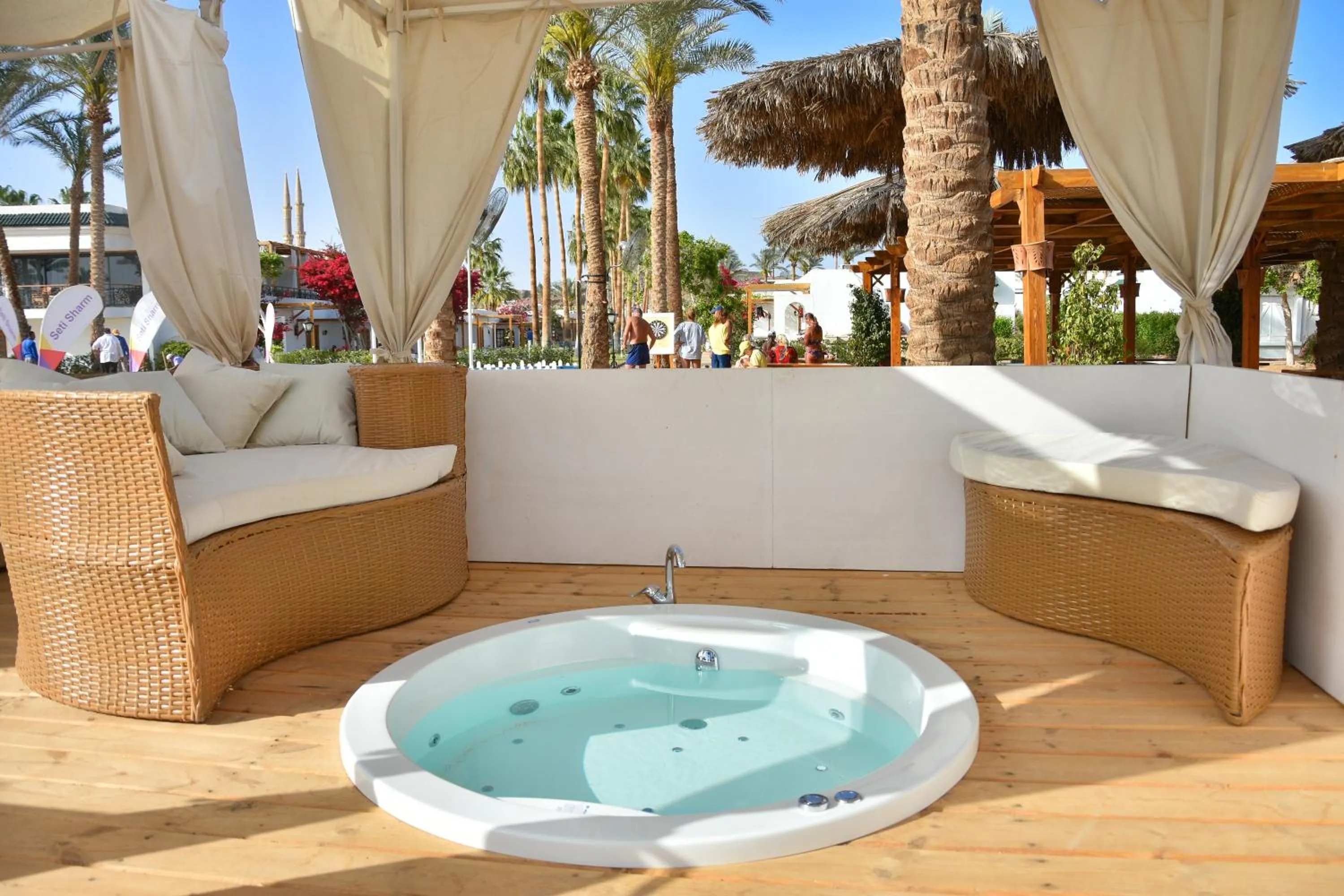 Beach in Seti Sharm Palm Beach Resort Families and couples only