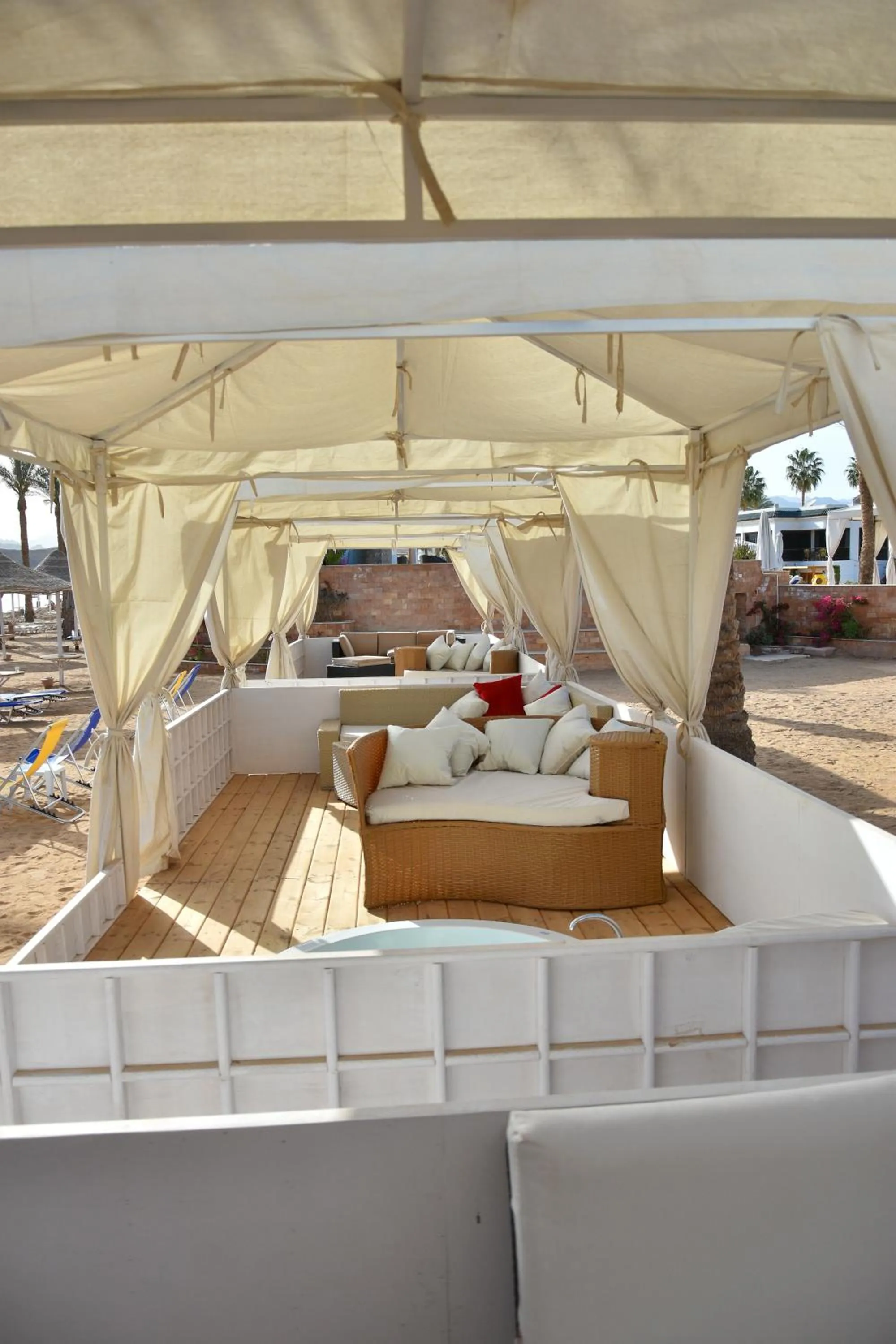 Beach in Seti Sharm Palm Beach Resort Families and couples only