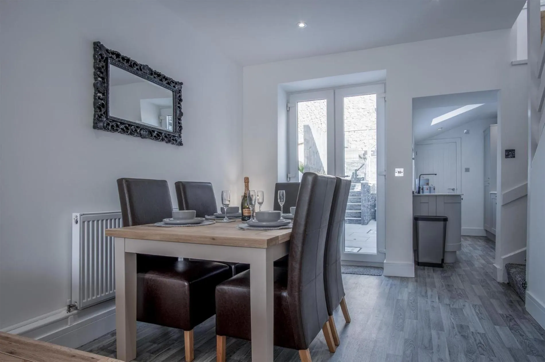 Floor plan in Hawtree Cottage - 2 Bedroom Cottage - Tenby