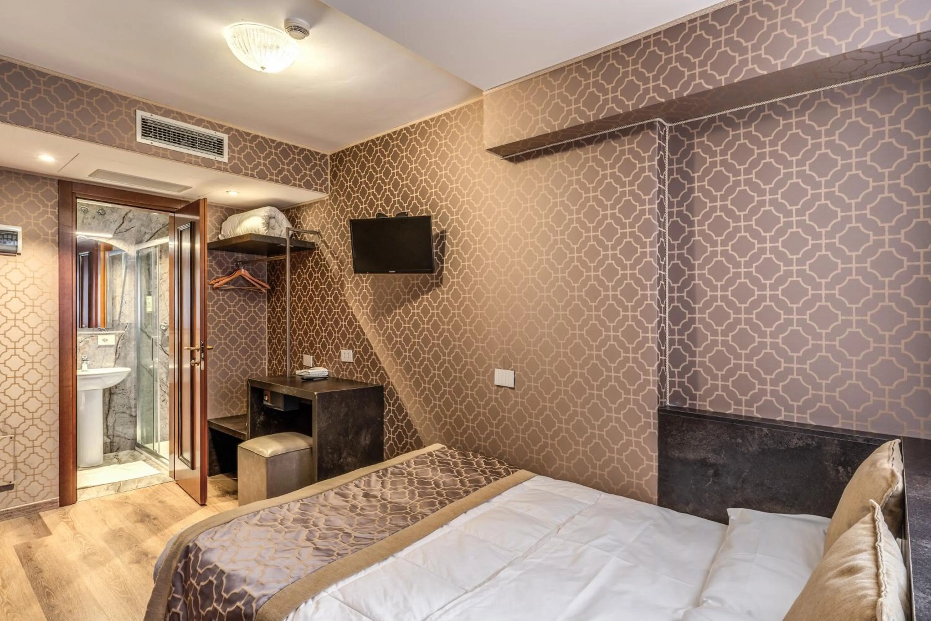 Bed in Hotel Belle Arti