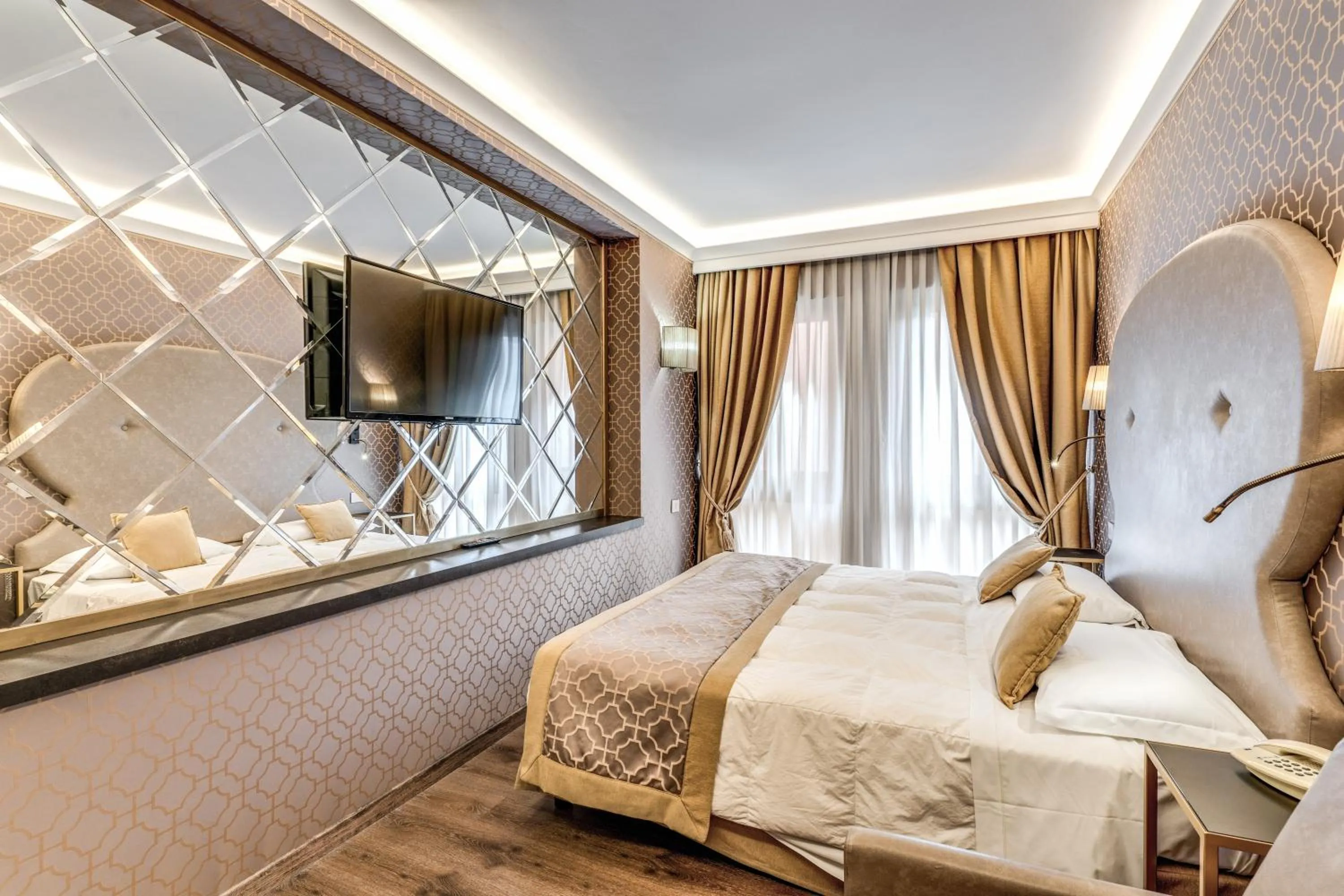 Bed in Hotel Belle Arti