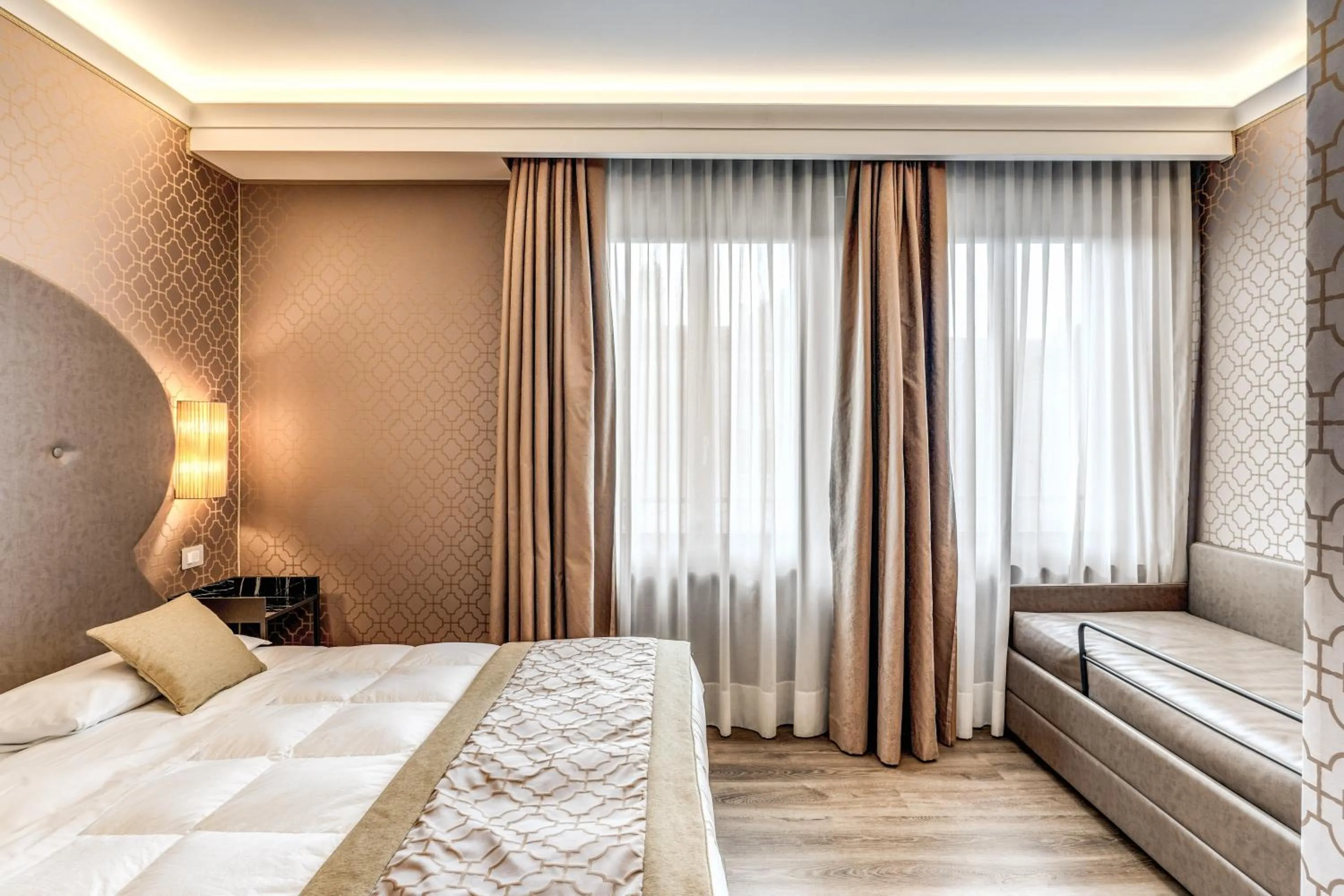 Bed in Hotel Belle Arti