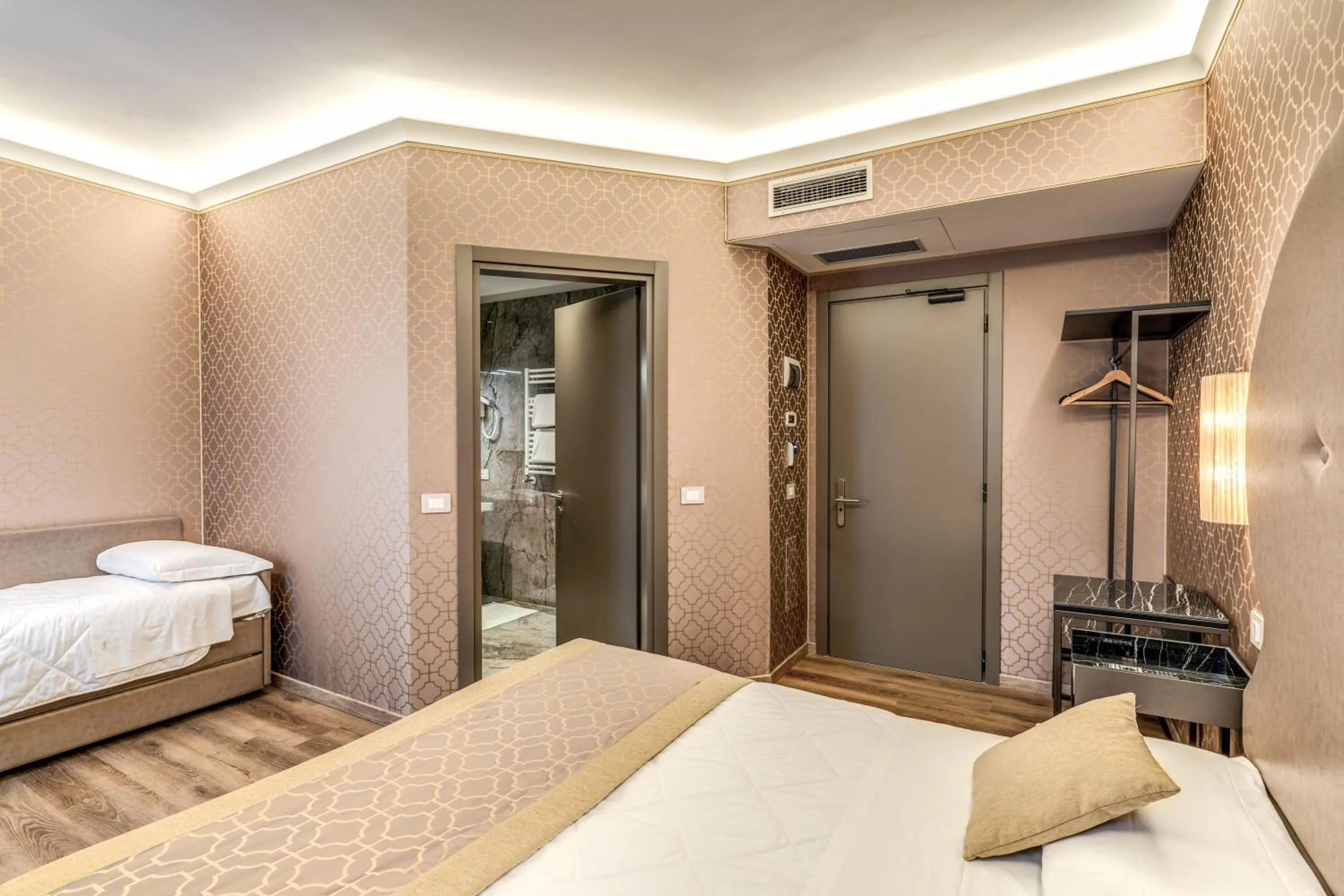 Bed in Hotel Belle Arti