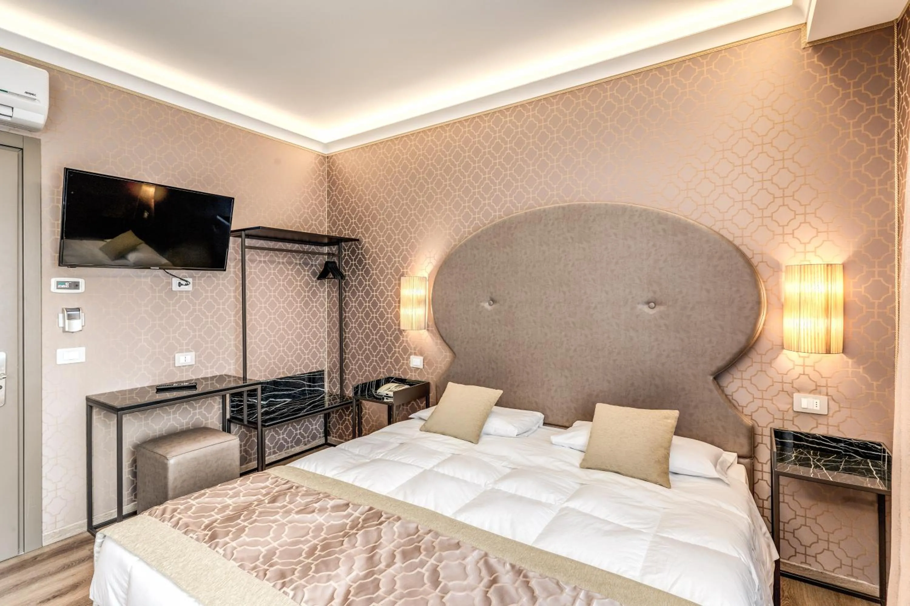 Bed in Hotel Belle Arti