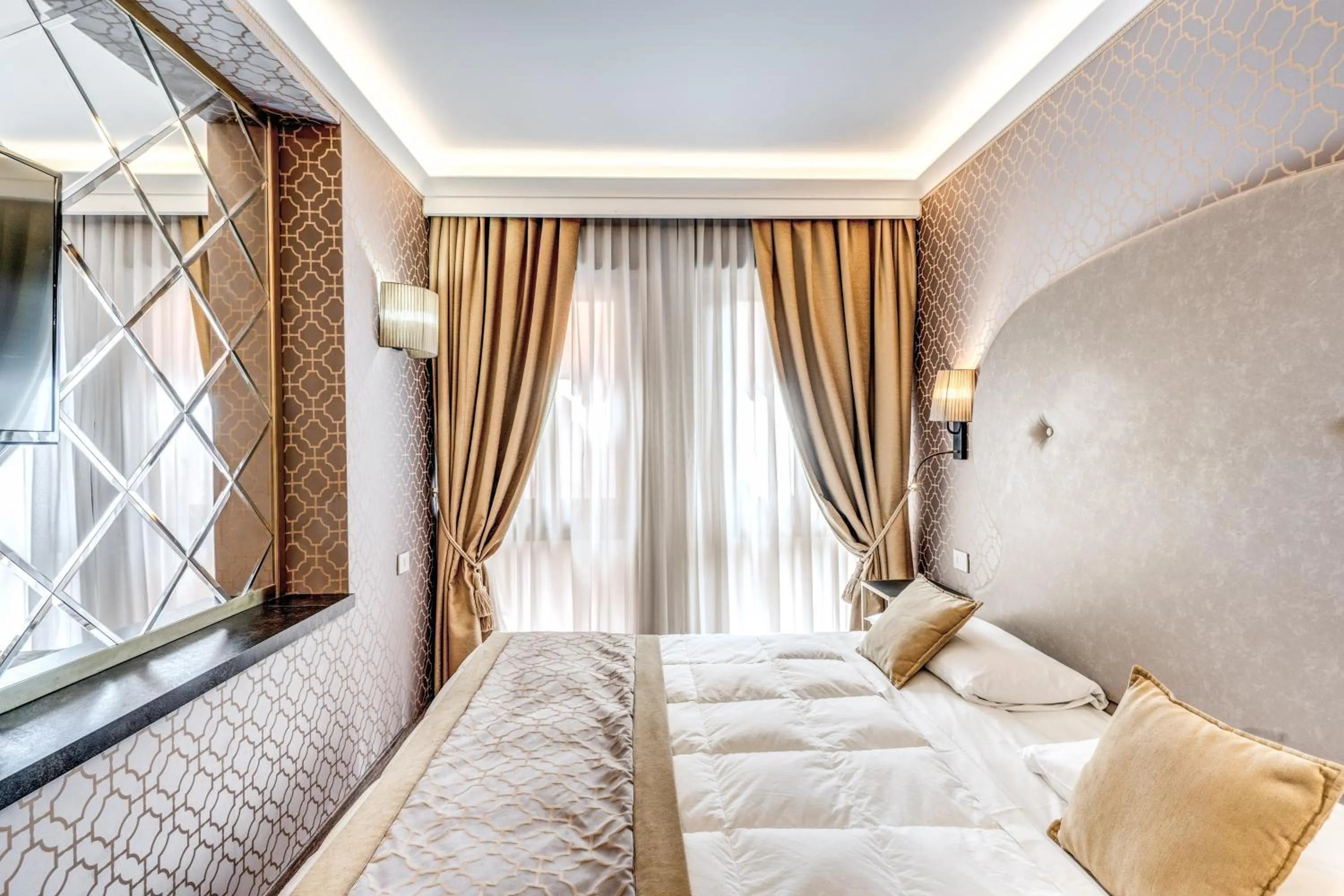 Bed in Hotel Belle Arti