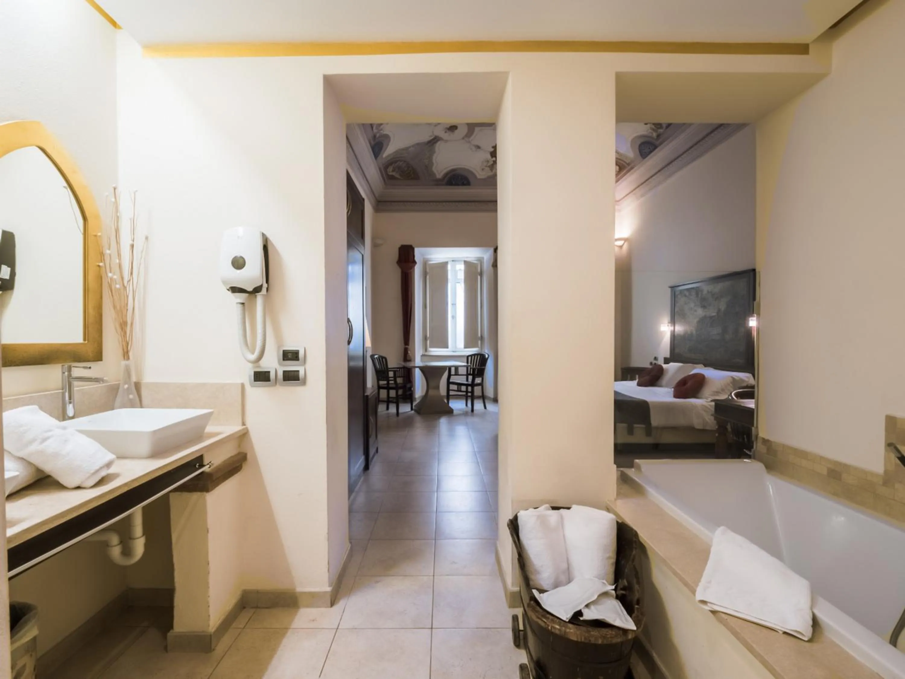 Bed in Vogue Hotel Arezzo