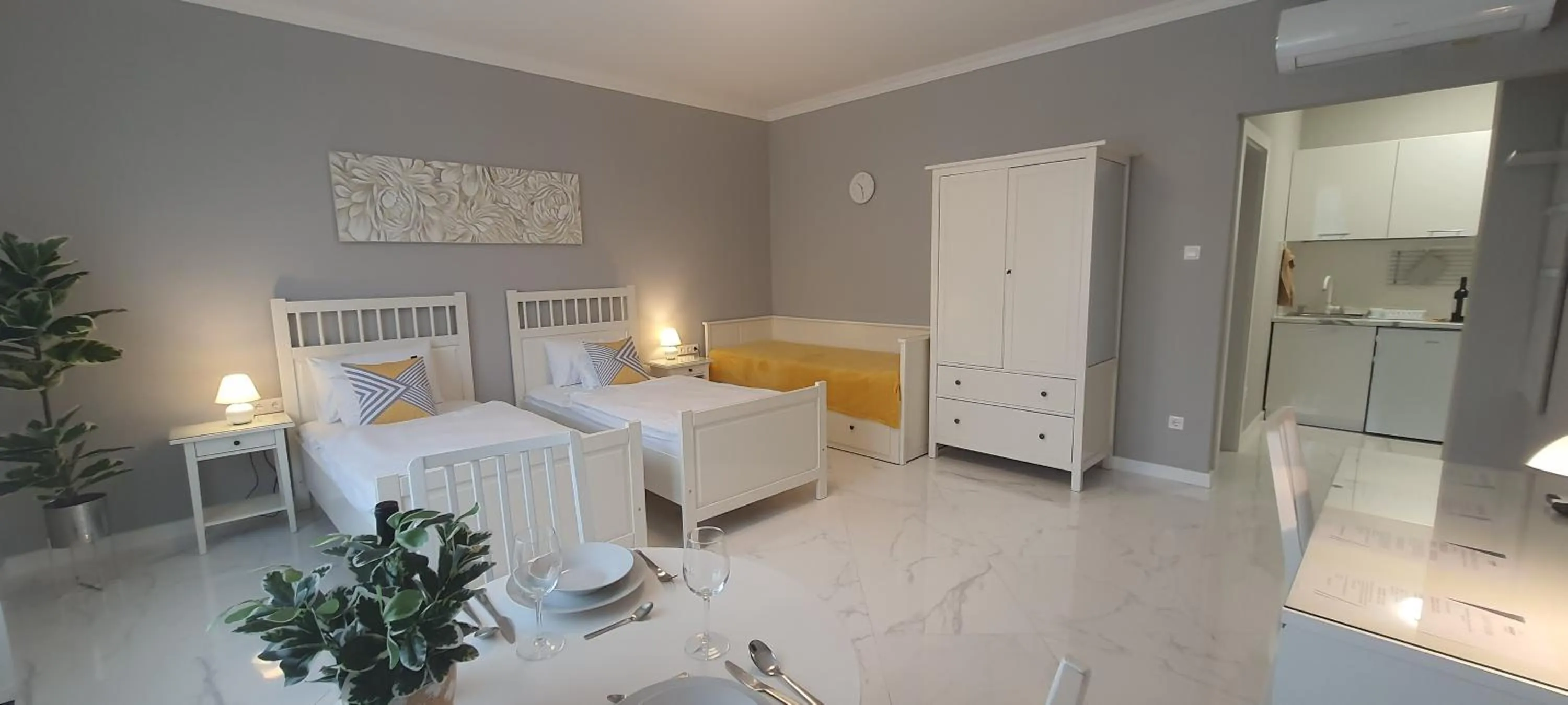 Bed in Camille Apartmanhouse